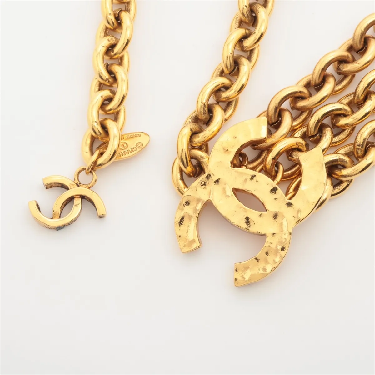 Coco Mark 684 Chain Belt GP Gold. Shows signs of wear including — view 2