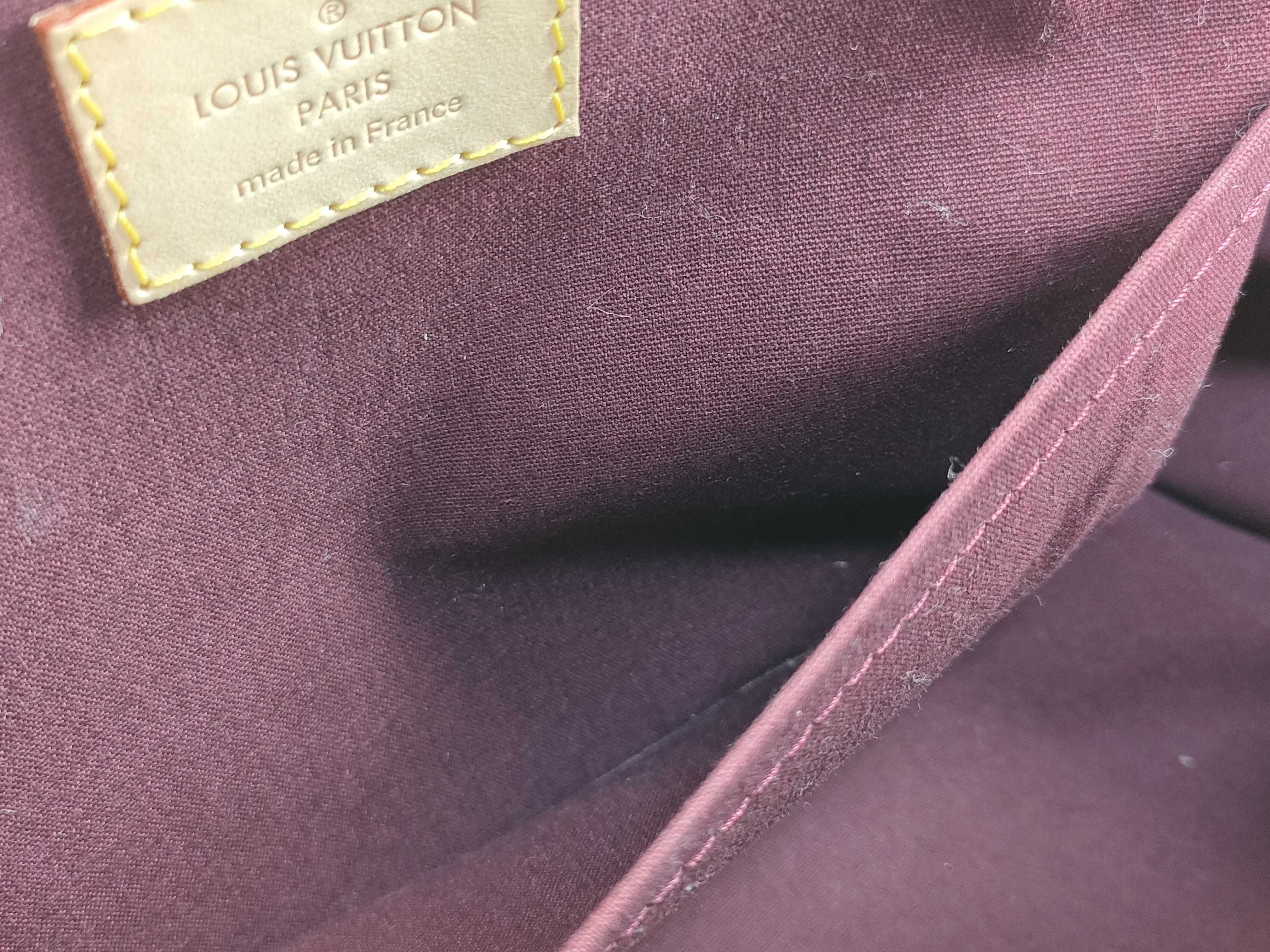 Vernis Sherwood PM M91492 VI0191 Bordeaux Handbag — view 11