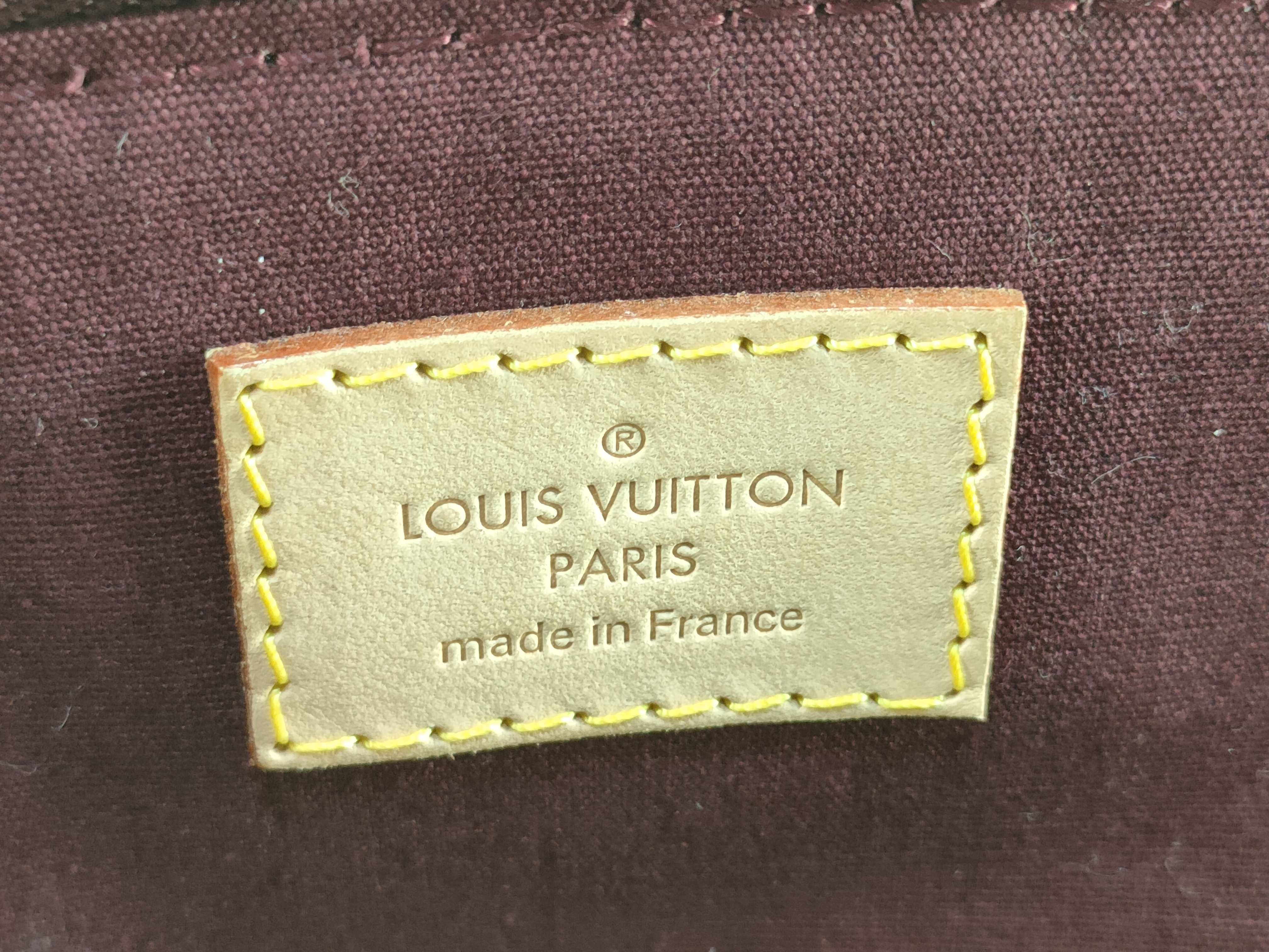 Vernis Sherwood PM M91492 VI0191 Bordeaux Handbag — view 12