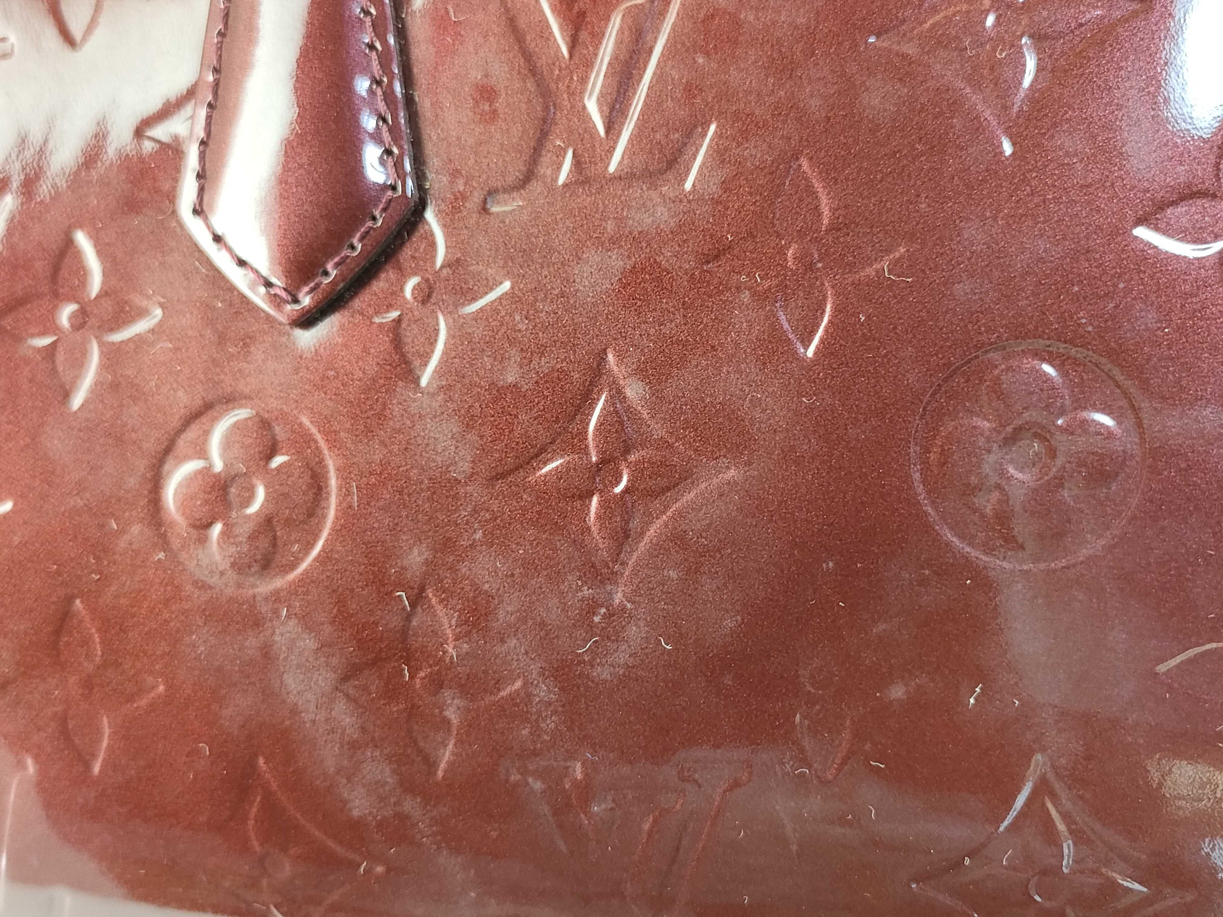 Vernis Sherwood PM M91492 VI0191 Bordeaux Handbag — view 13