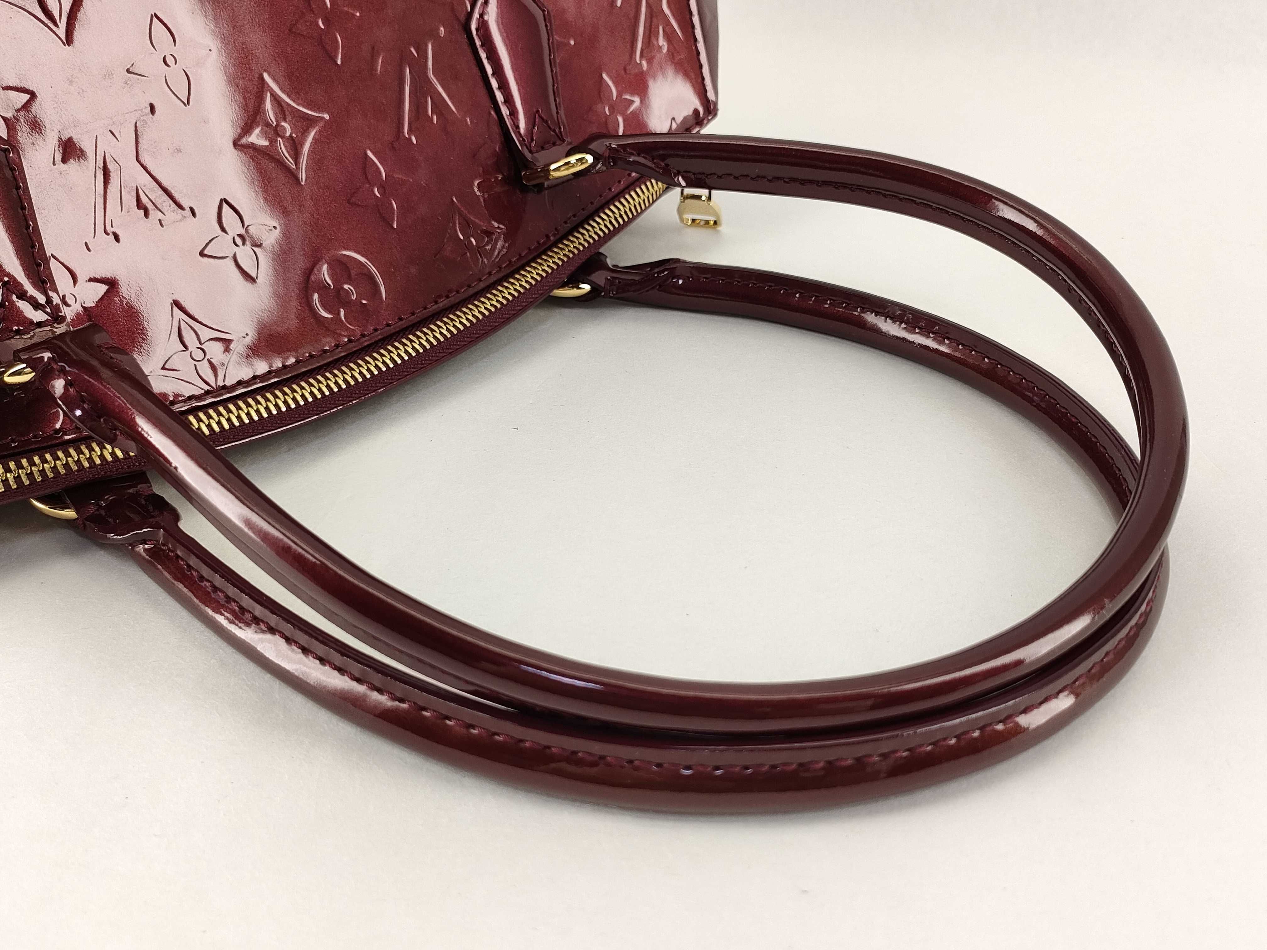 Vernis Sherwood PM M91492 VI0191 Bordeaux Handbag — view 3