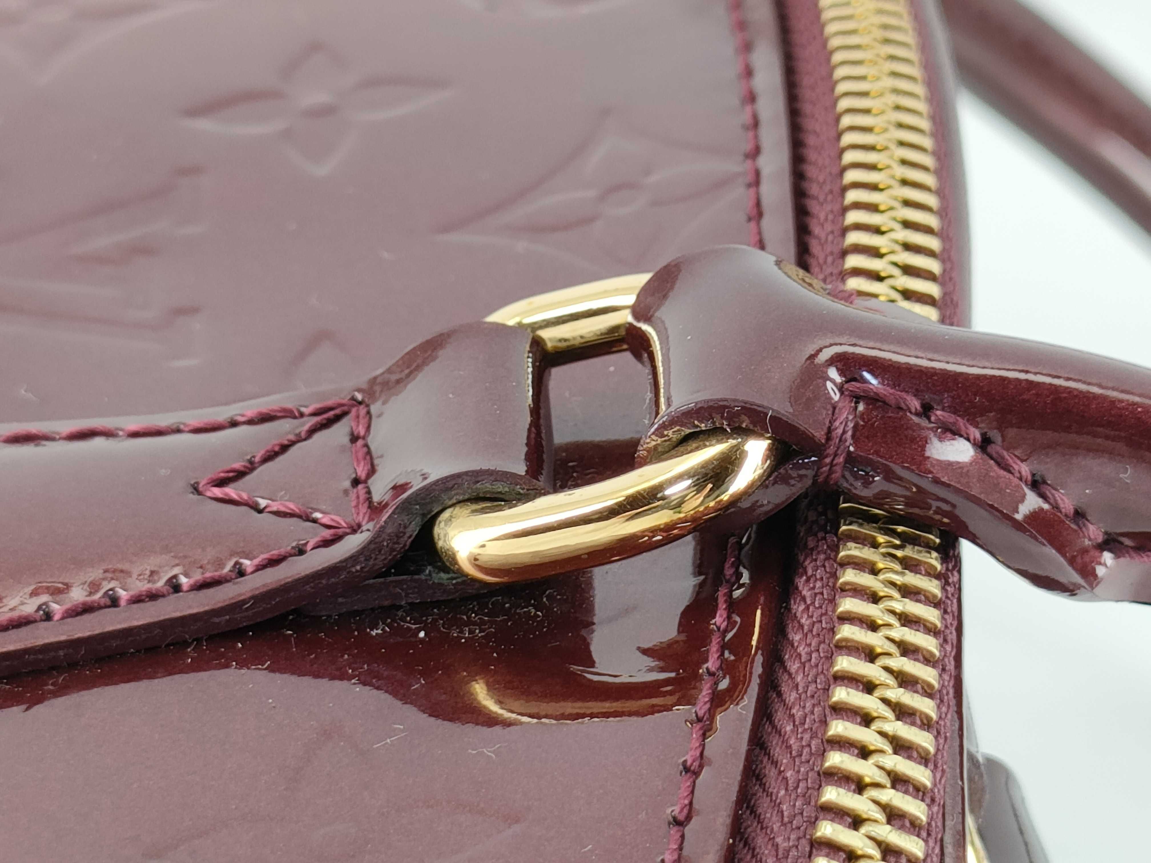 Vernis Sherwood PM M91492 VI0191 Bordeaux Handbag — view 5