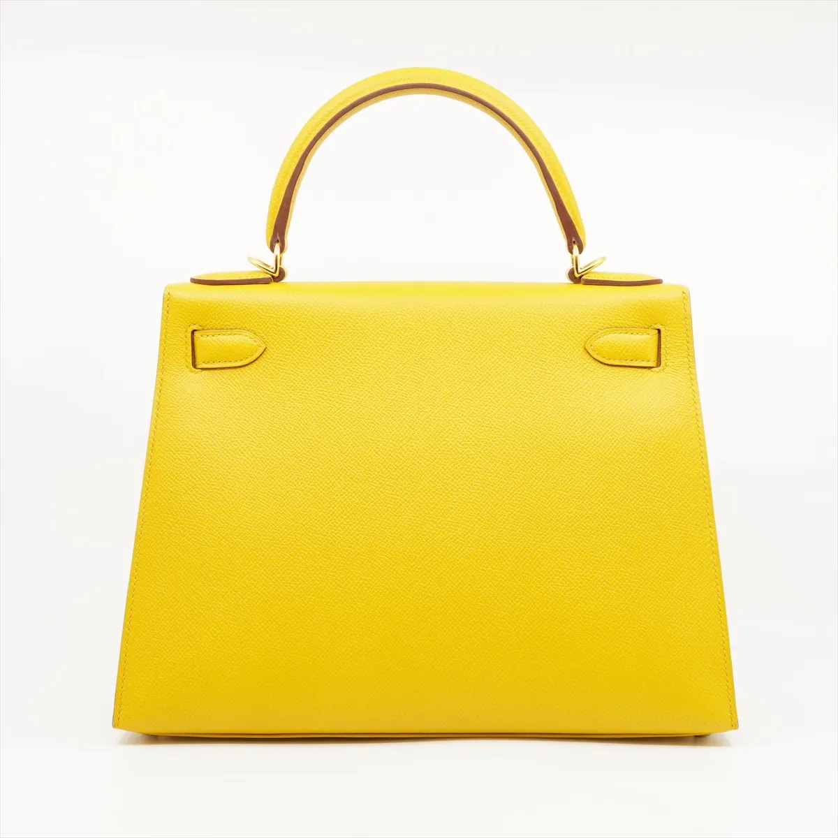 Kelly 28 Serie Vaux Epson Jaune Ambre Gold hardware C:2018 Storage bag included Strap unopened — view 2