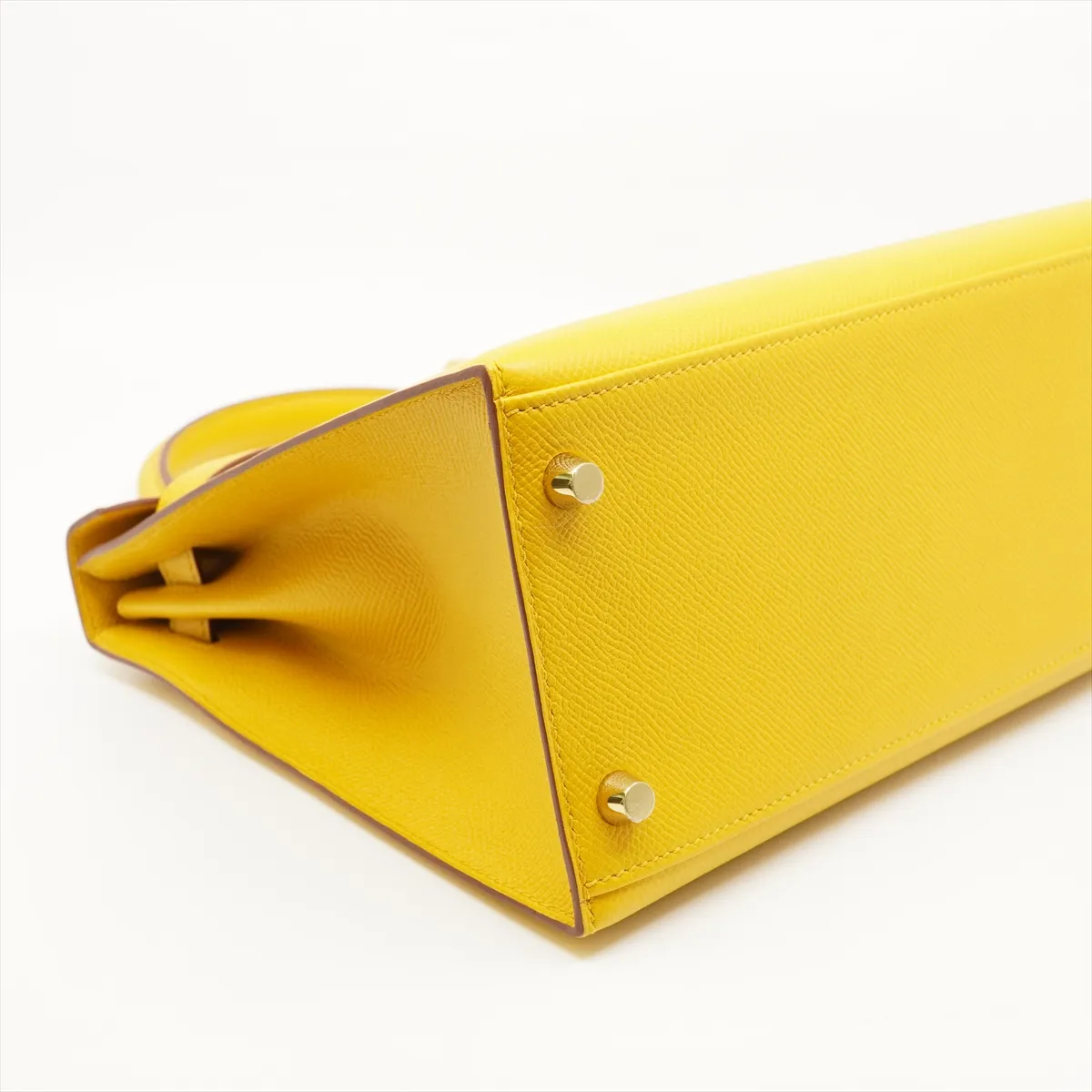 Kelly 28 Serie Vaux Epson Jaune Ambre Gold hardware C:2018 Storage bag included Strap unopened — view 4