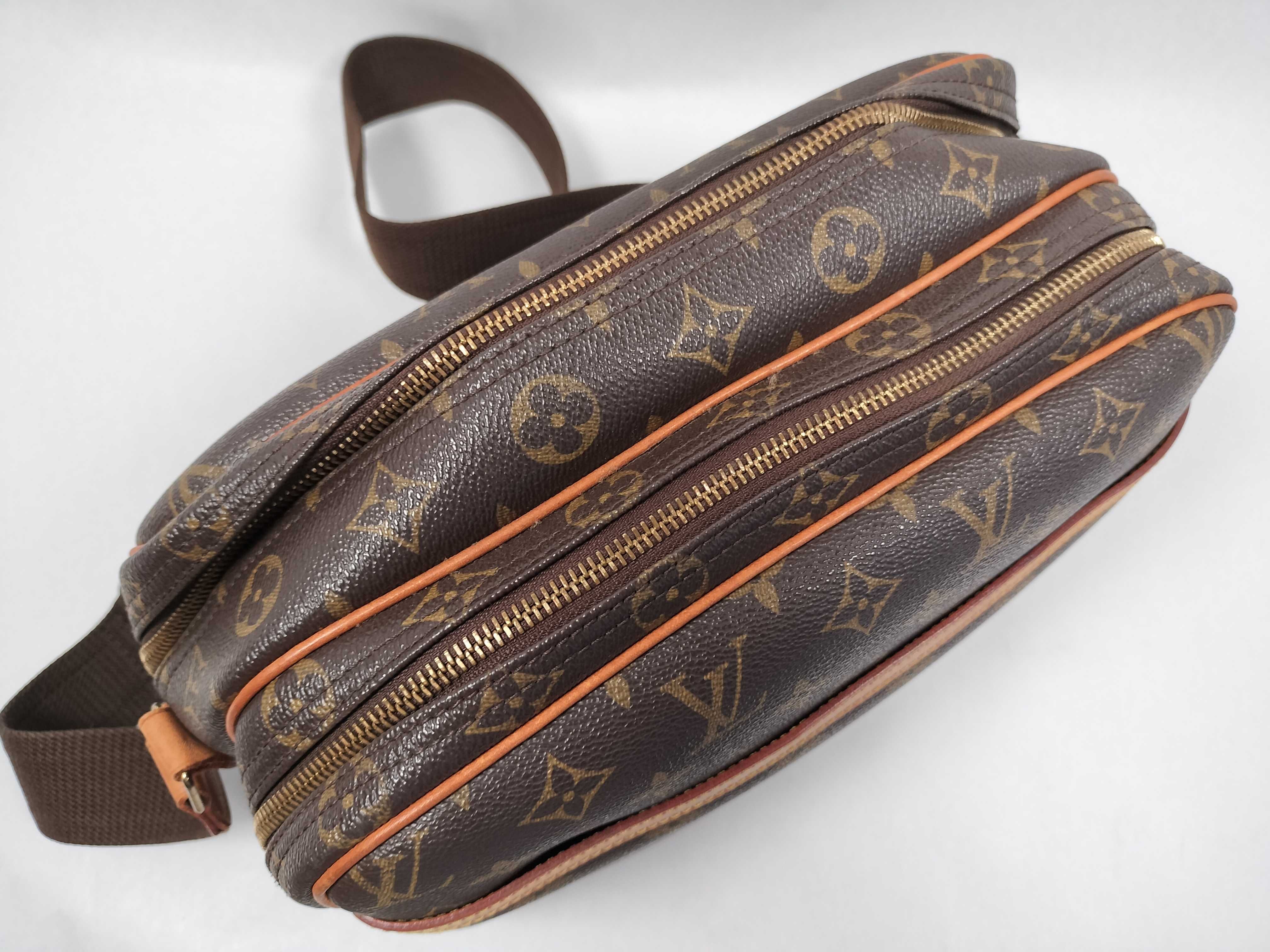Monogram Louis Vuitton Reporter PM M45254 Monogram Shoulder Bag — view 8