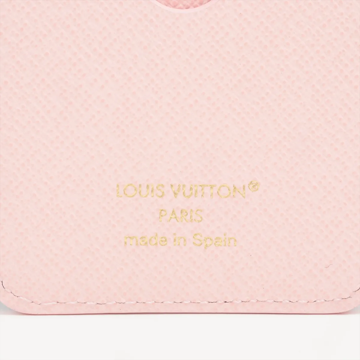 Monogram Portecartes Magnet M28319 BC1266 Brown x Pink Card Case — view 3