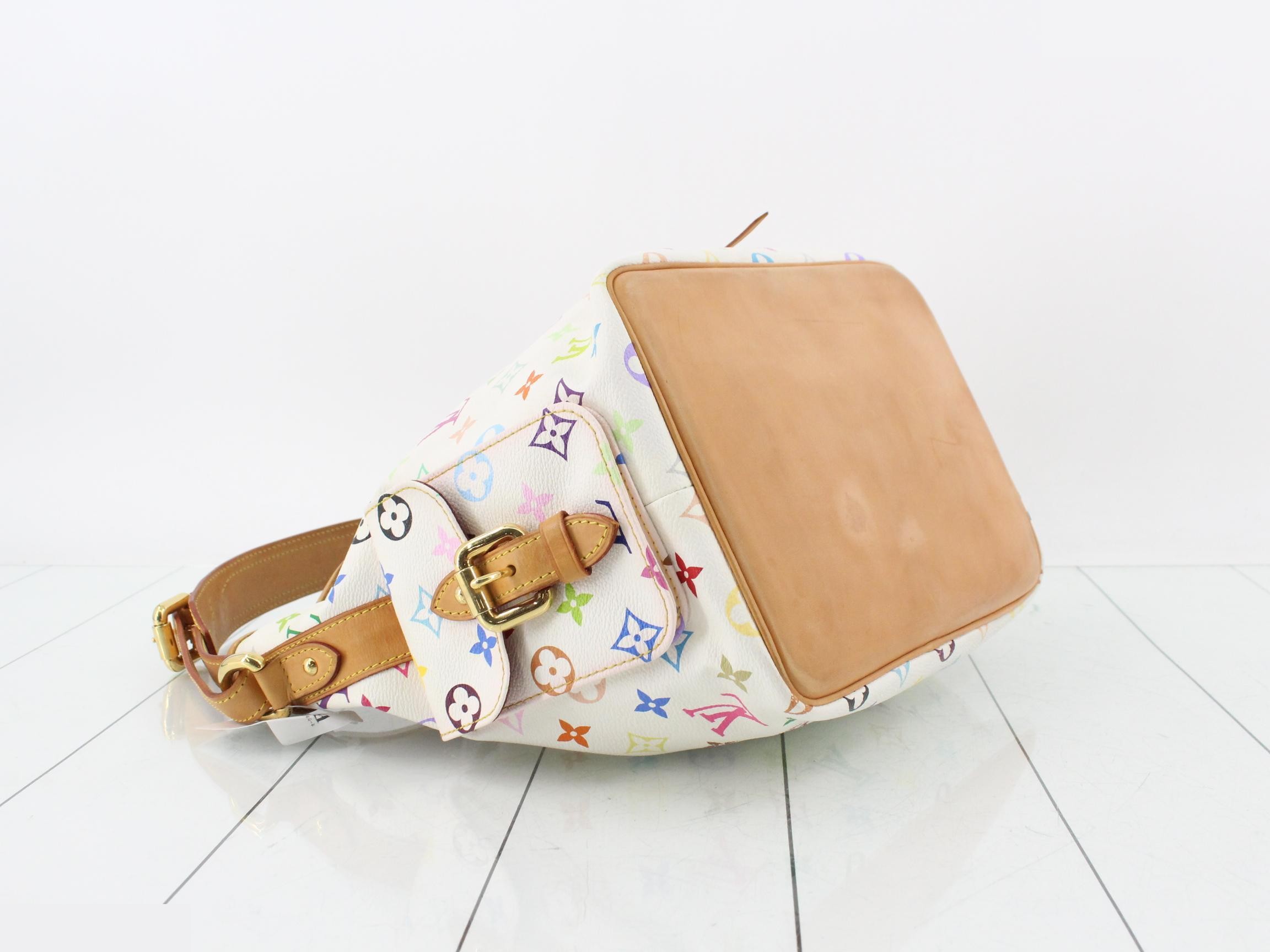 Monogram Multicolor Petit Noé Blanc Shoulder Bag — view 5
