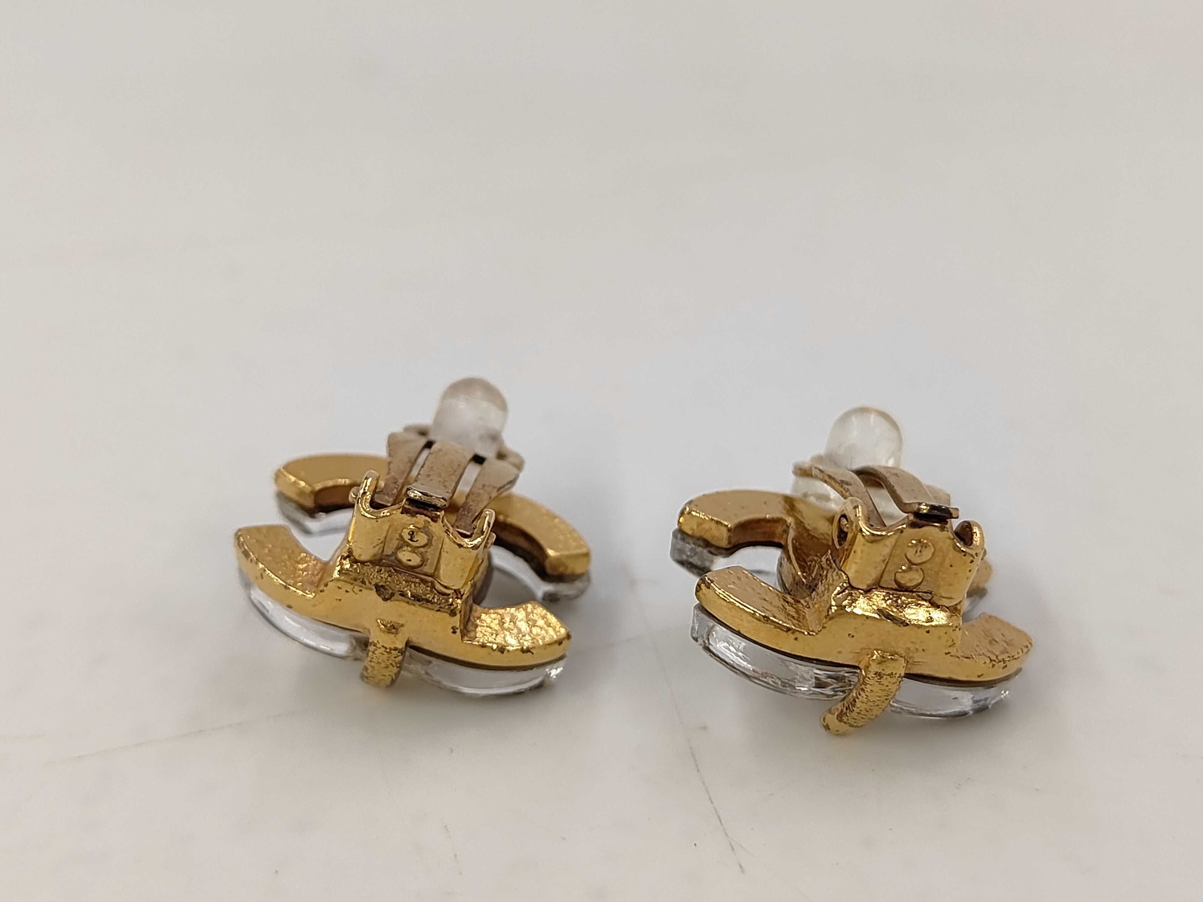 Coco Mark Earrings 02A Clear Earrings — view 3