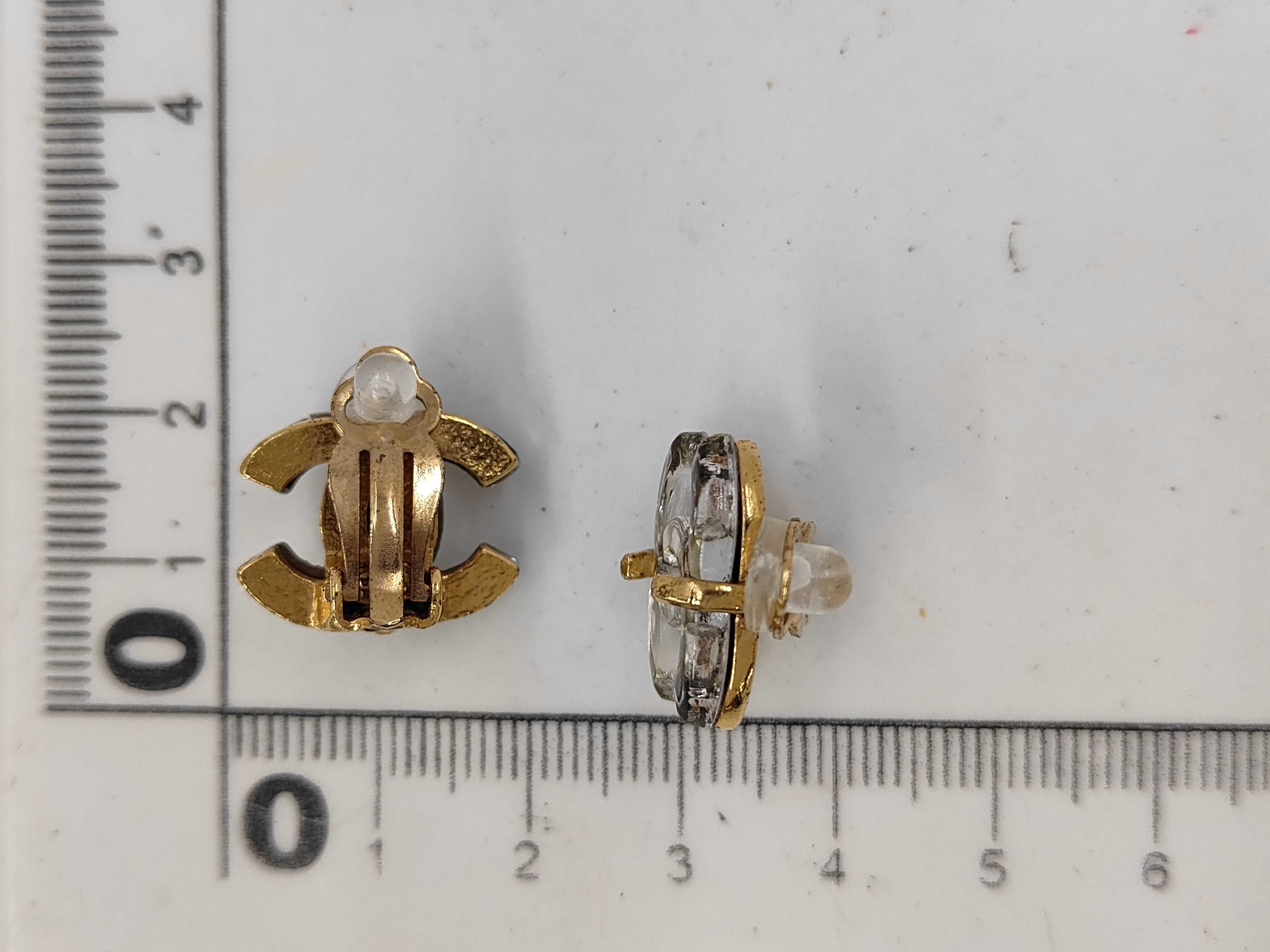 Coco Mark Earrings 02A Clear Earrings — view 6