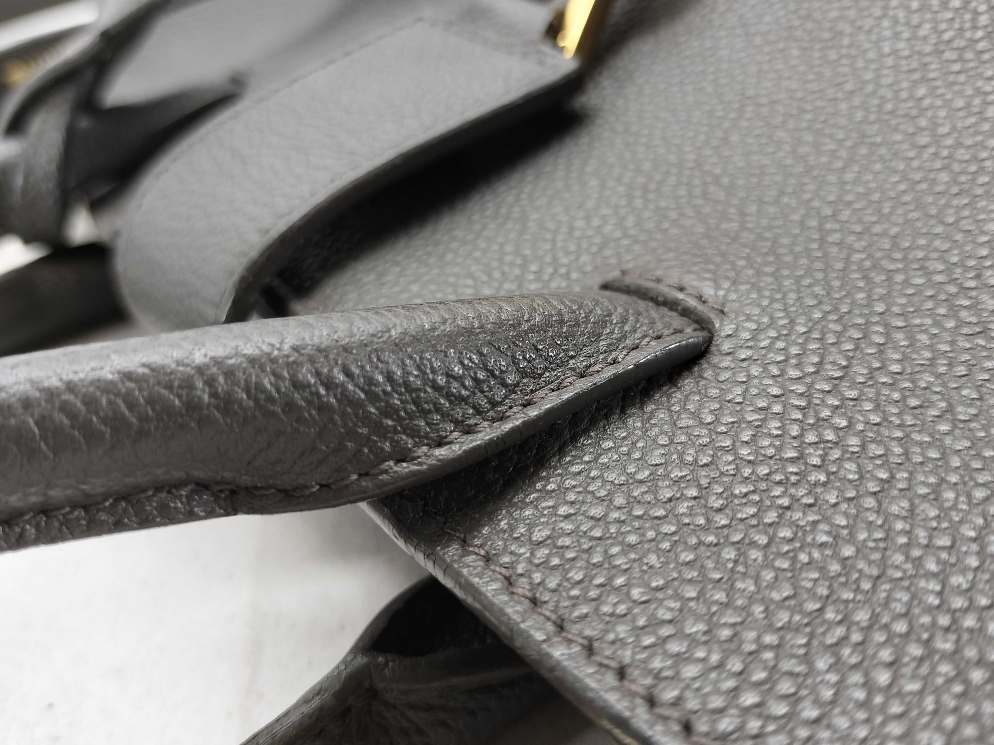 Downtown Cabas Leather Handbag, Greige, 635346 (Handbag) — view 6