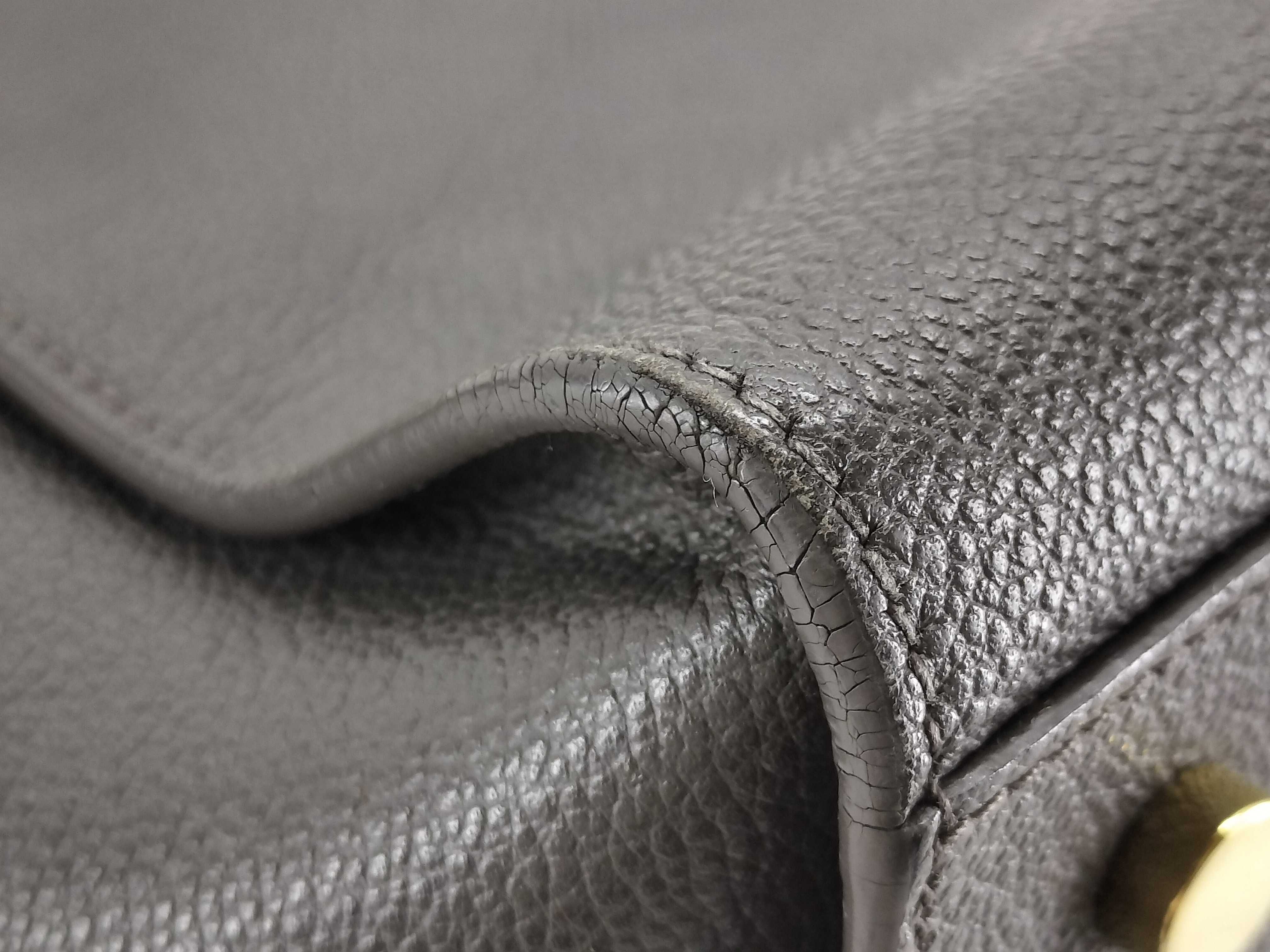Downtown Cabas Leather Handbag, Greige, 635346 (Handbag) — view 7