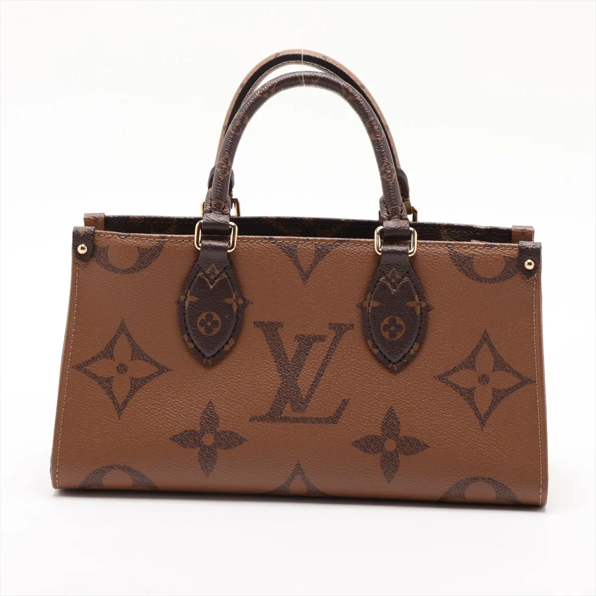 Giant Monogram Reverse OnTheGo EW M46653 Brown (RFID detected) — view 2