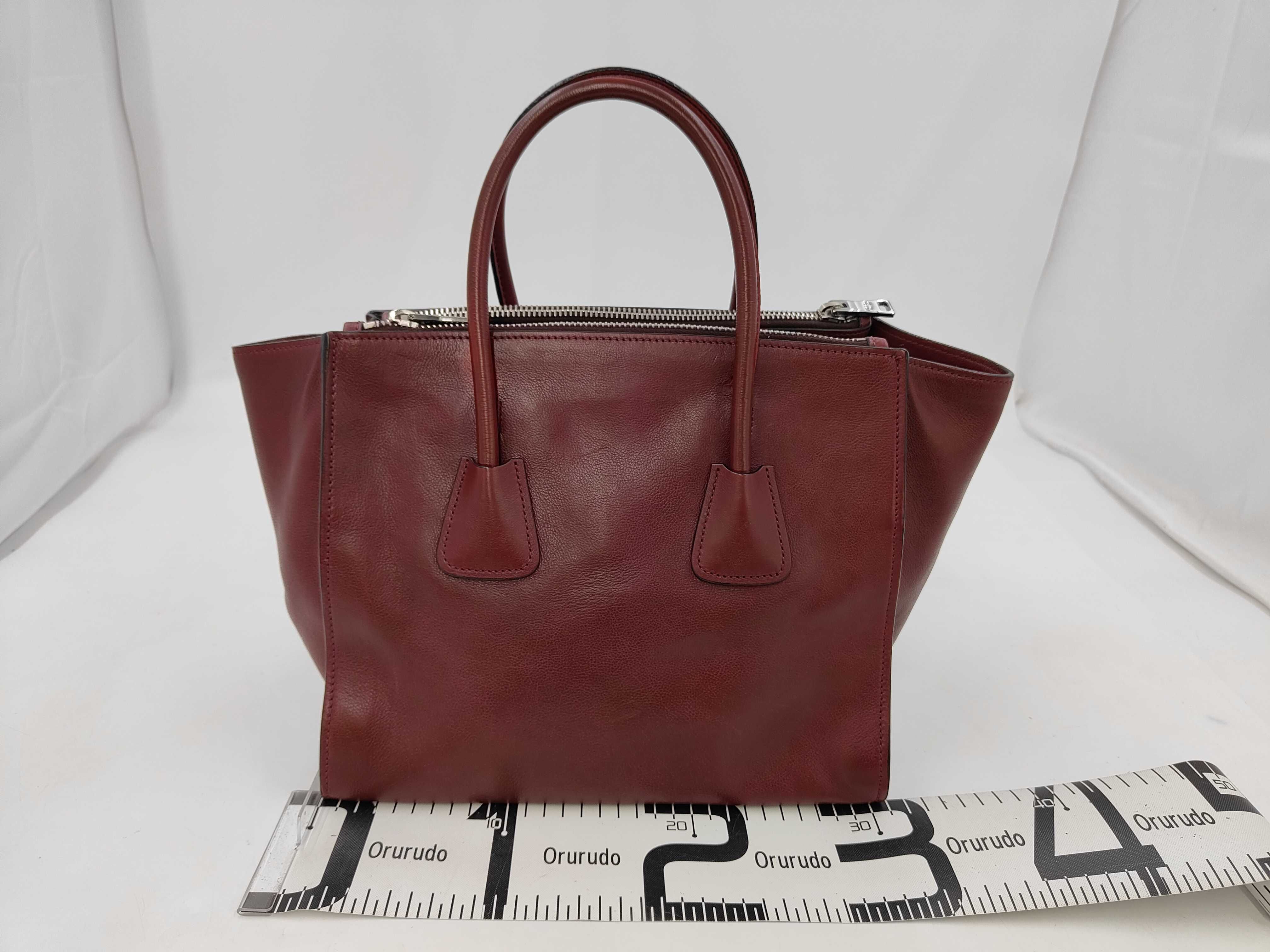 2-Way Shoulder/Tote Bag, Wine Red Handbag — view 2