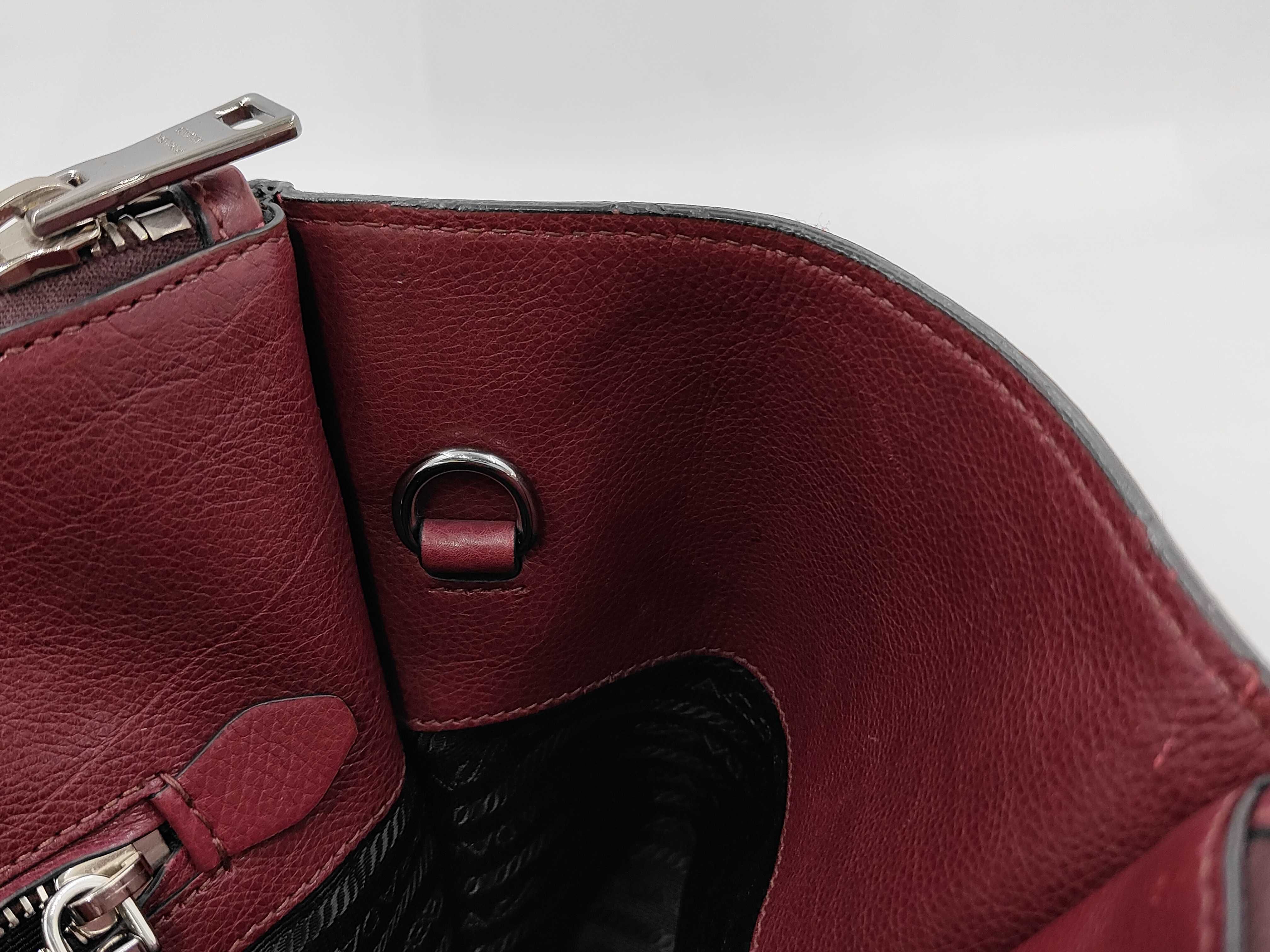 2-Way Shoulder/Tote Bag, Wine Red Handbag — view 11