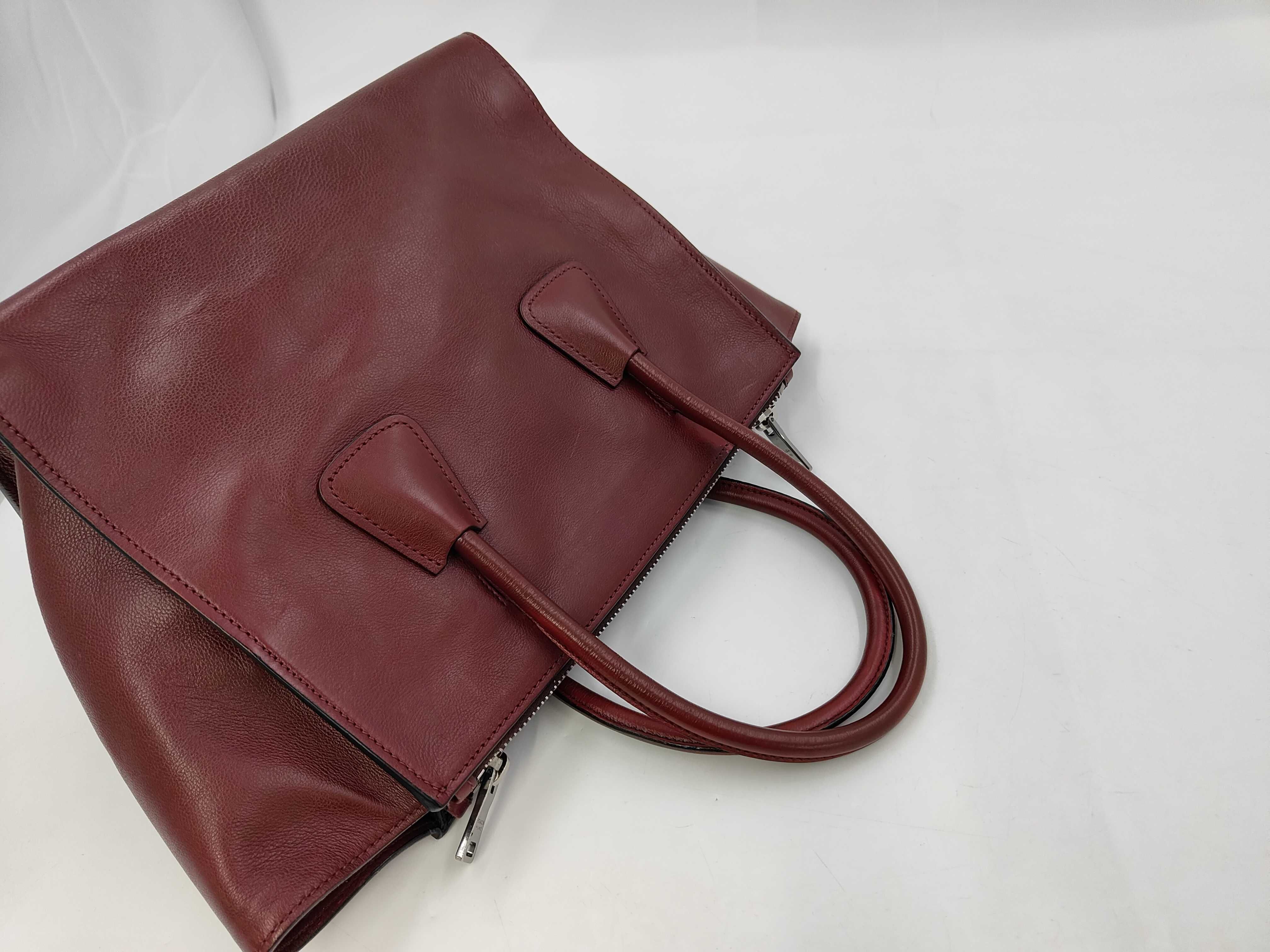 2-Way Shoulder/Tote Bag, Wine Red Handbag — view 5