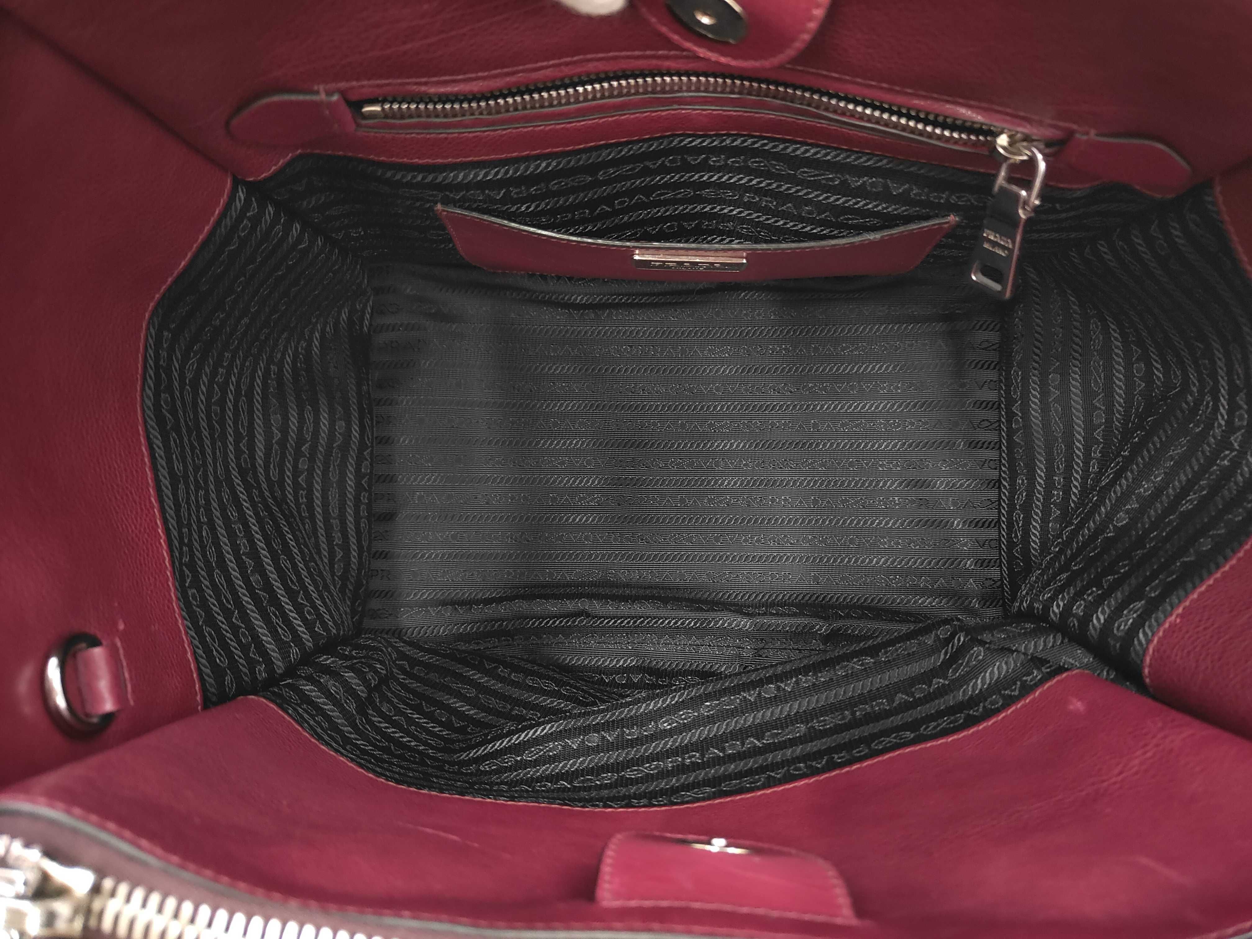 2-Way Shoulder/Tote Bag, Wine Red Handbag — view 9
