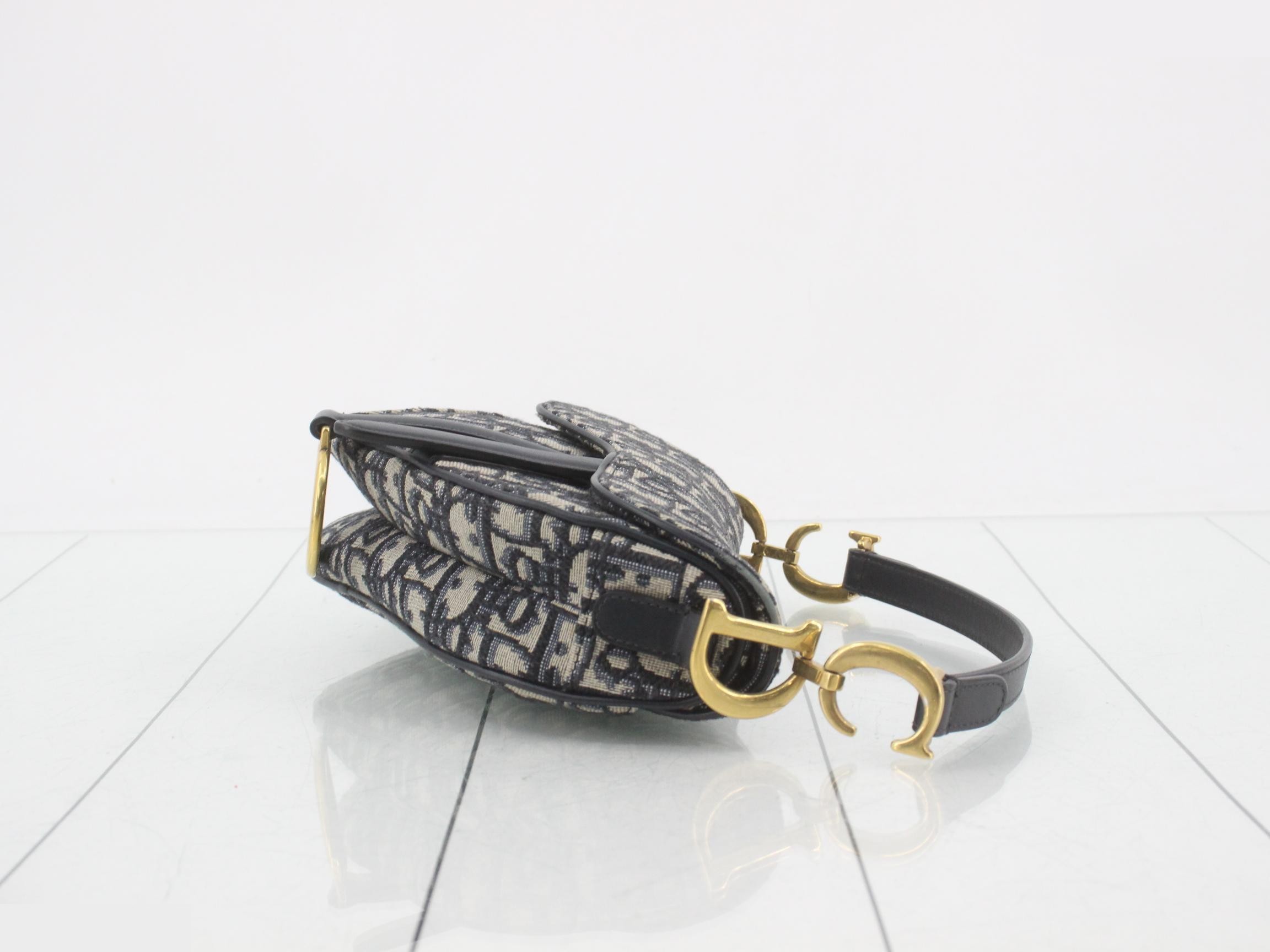 Saddlebag, Oblique Canvas Handbag — view 3