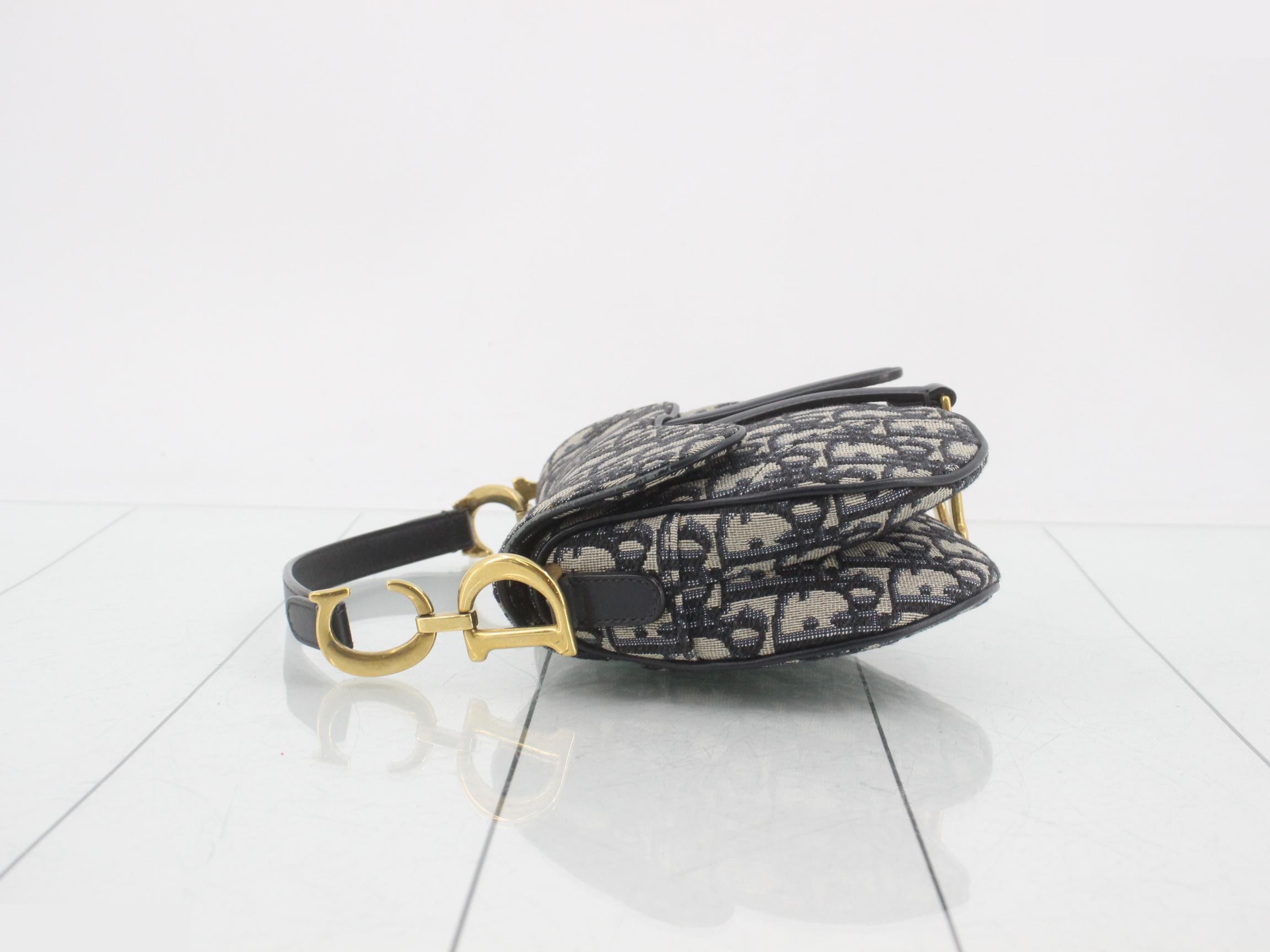 Saddlebag, Oblique Canvas Handbag — view 4