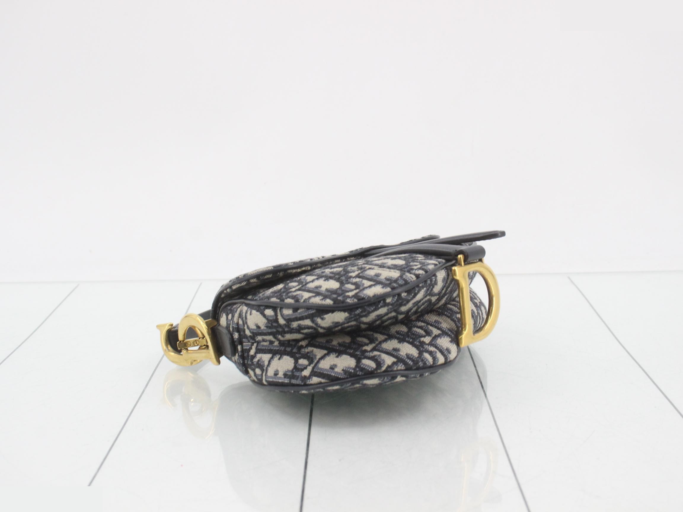 Saddlebag, Oblique Canvas Handbag — view 5