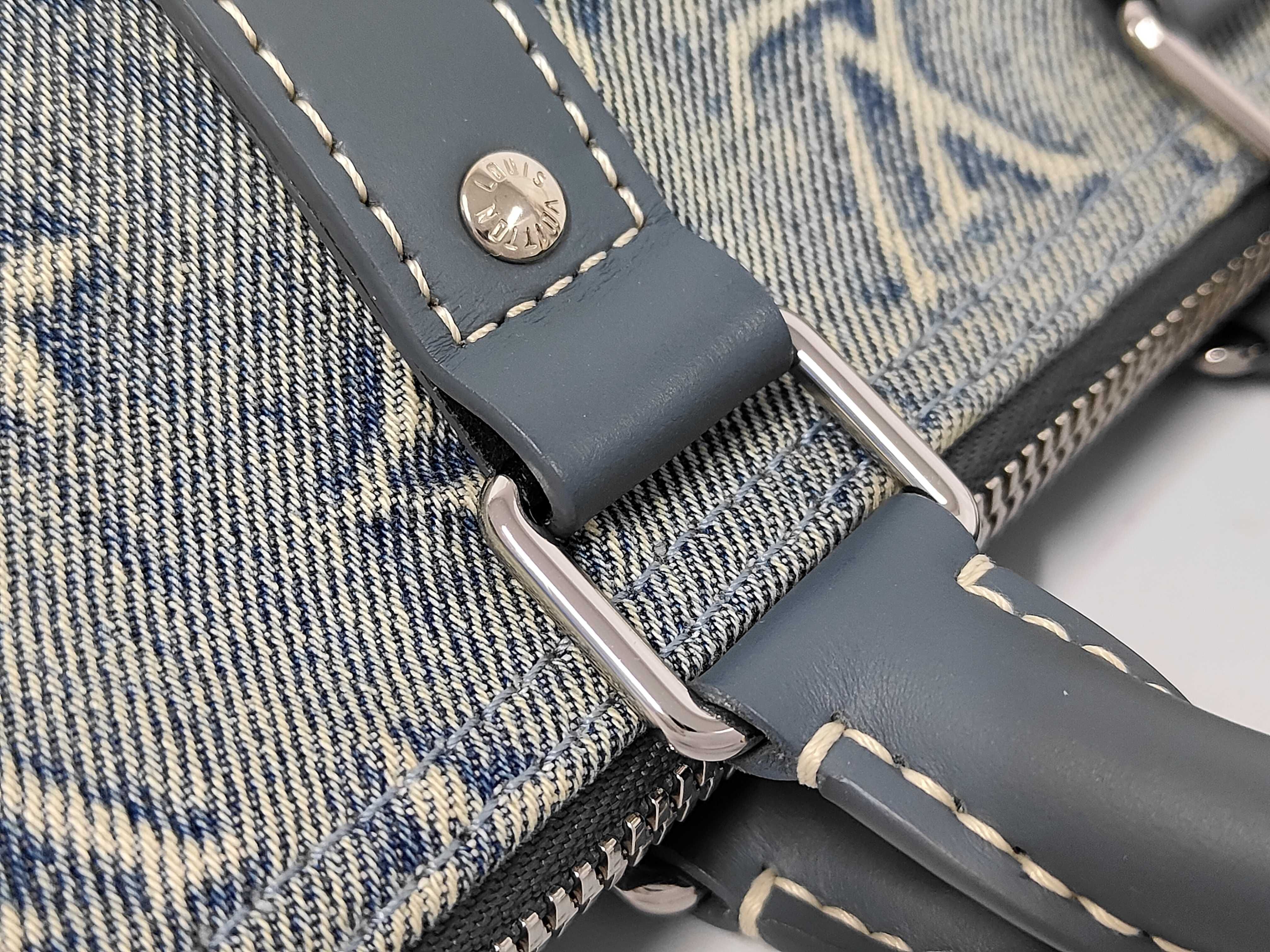 Keepall Bandoulière 25 Monogram Denim Bag Handbag — view 5