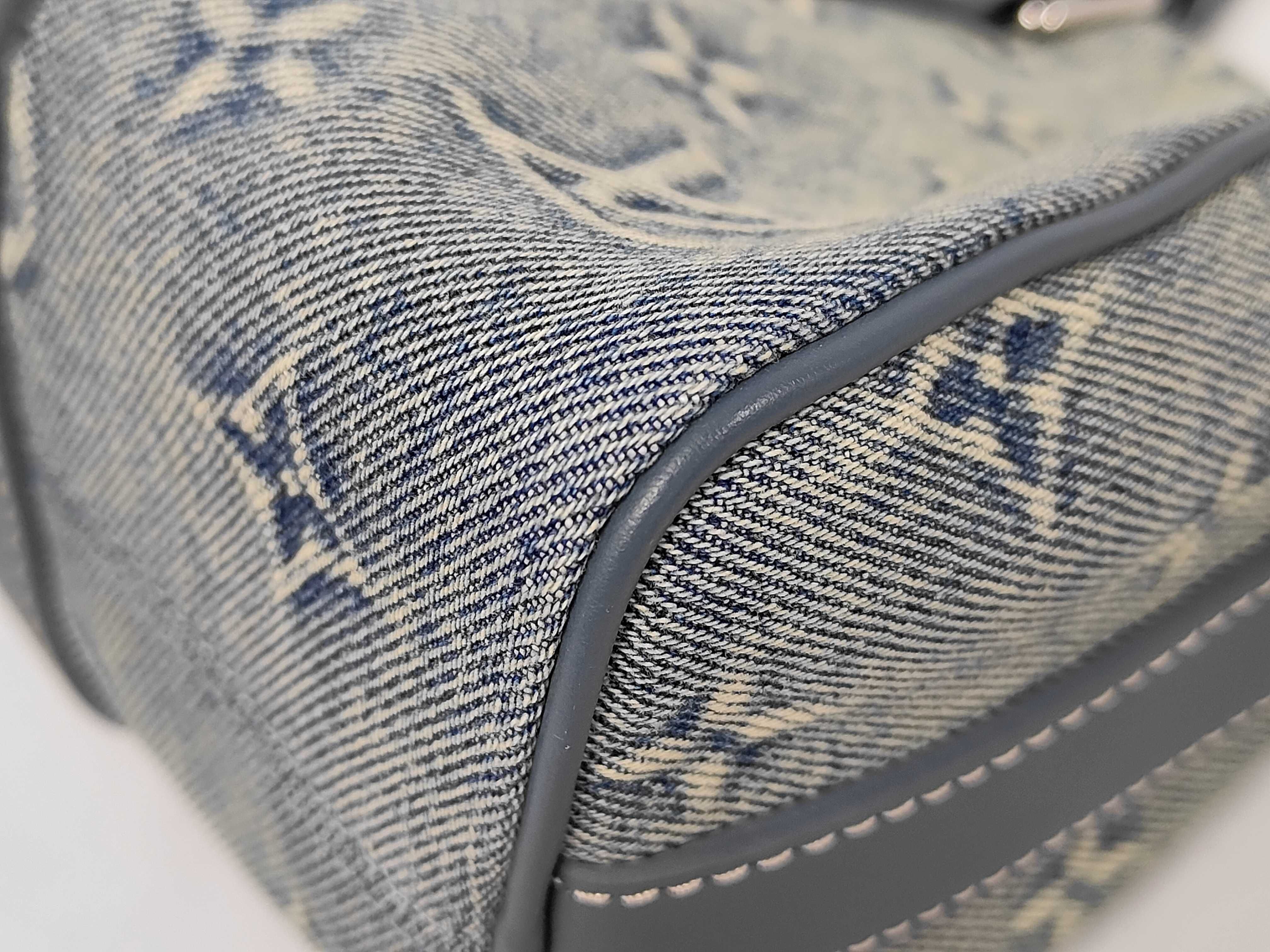 Keepall Bandoulière 25 Monogram Denim Bag Handbag — view 6