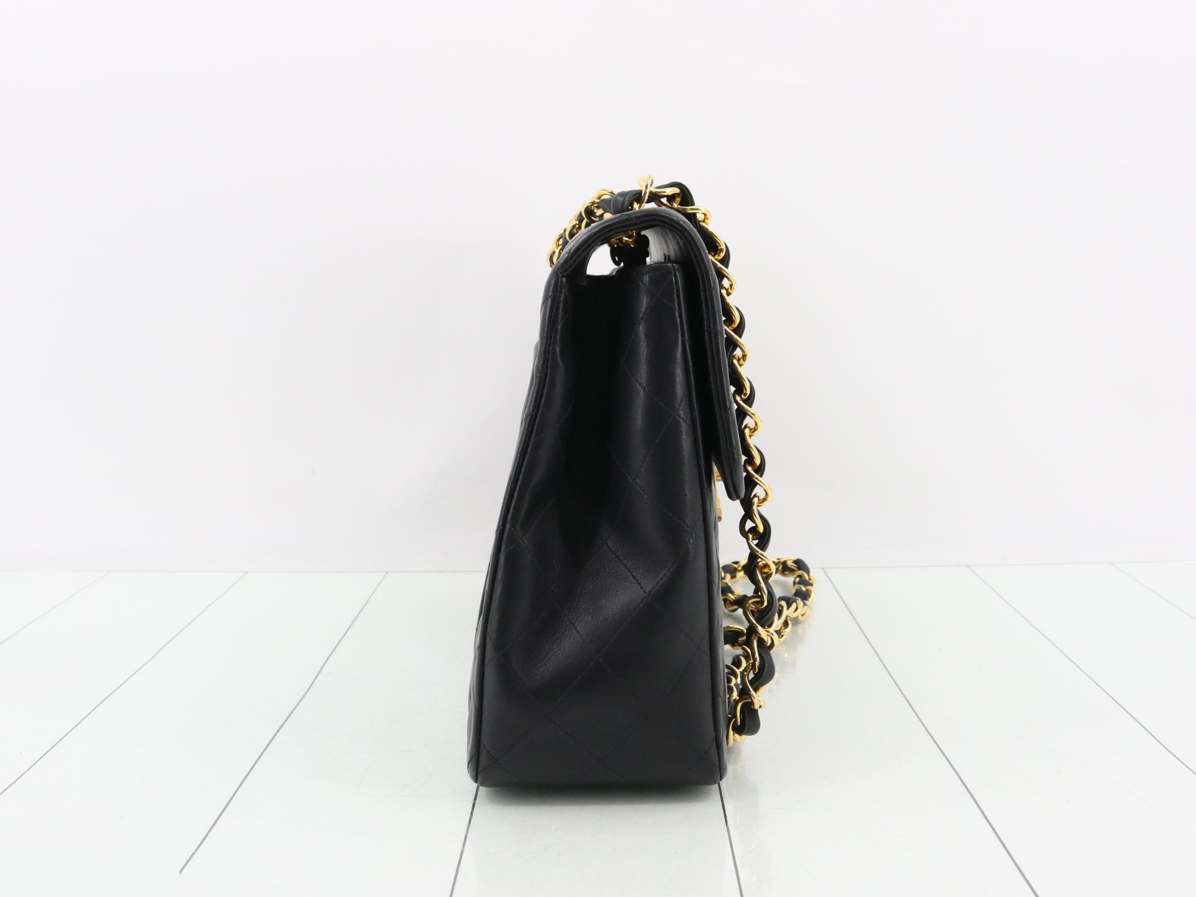 Large Matelassé Chain Shoulder Bag — view 4