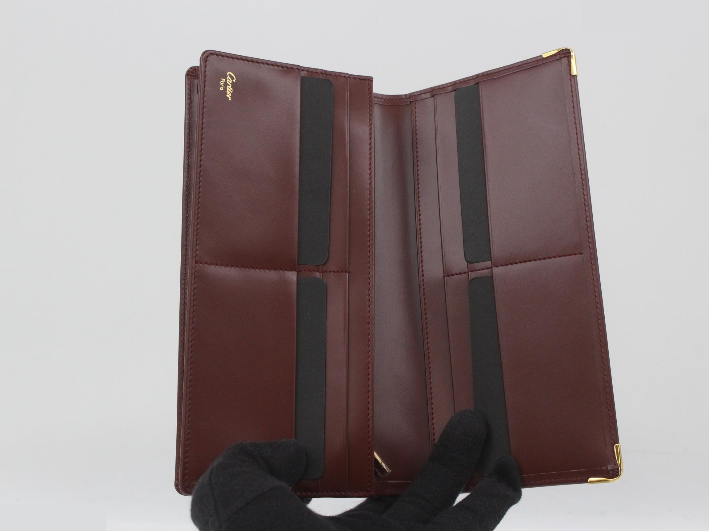 Mustline bi-fold long wallet, unused. — view 4
