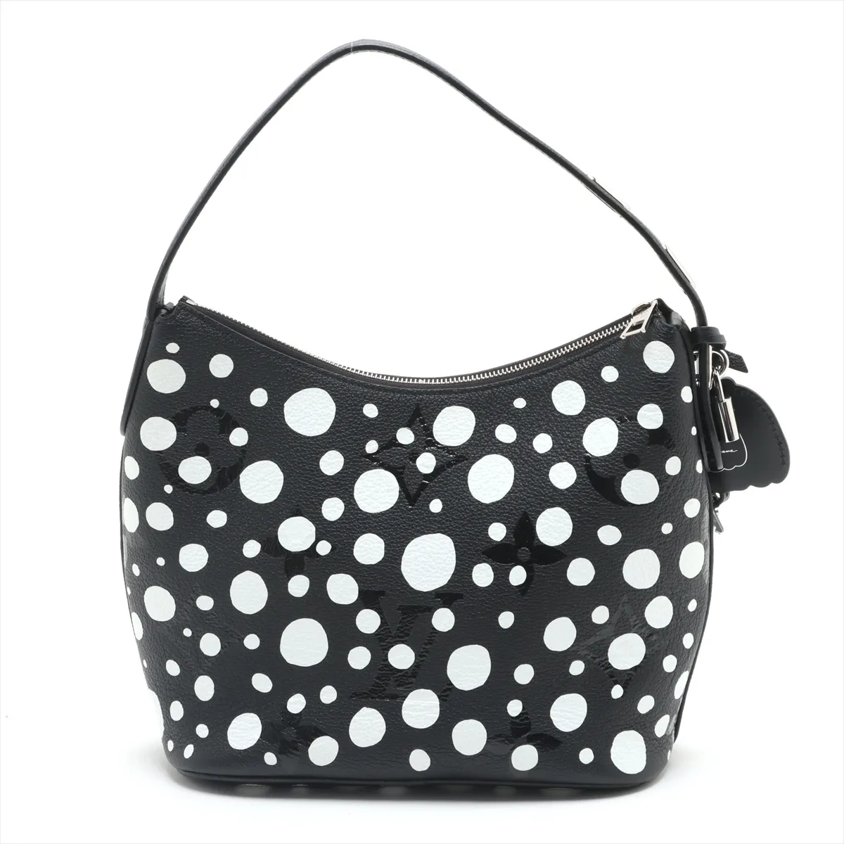 x Yayoi Kusama LV x YK Marshmallow PM M46391 Black RFID reaction — view 2