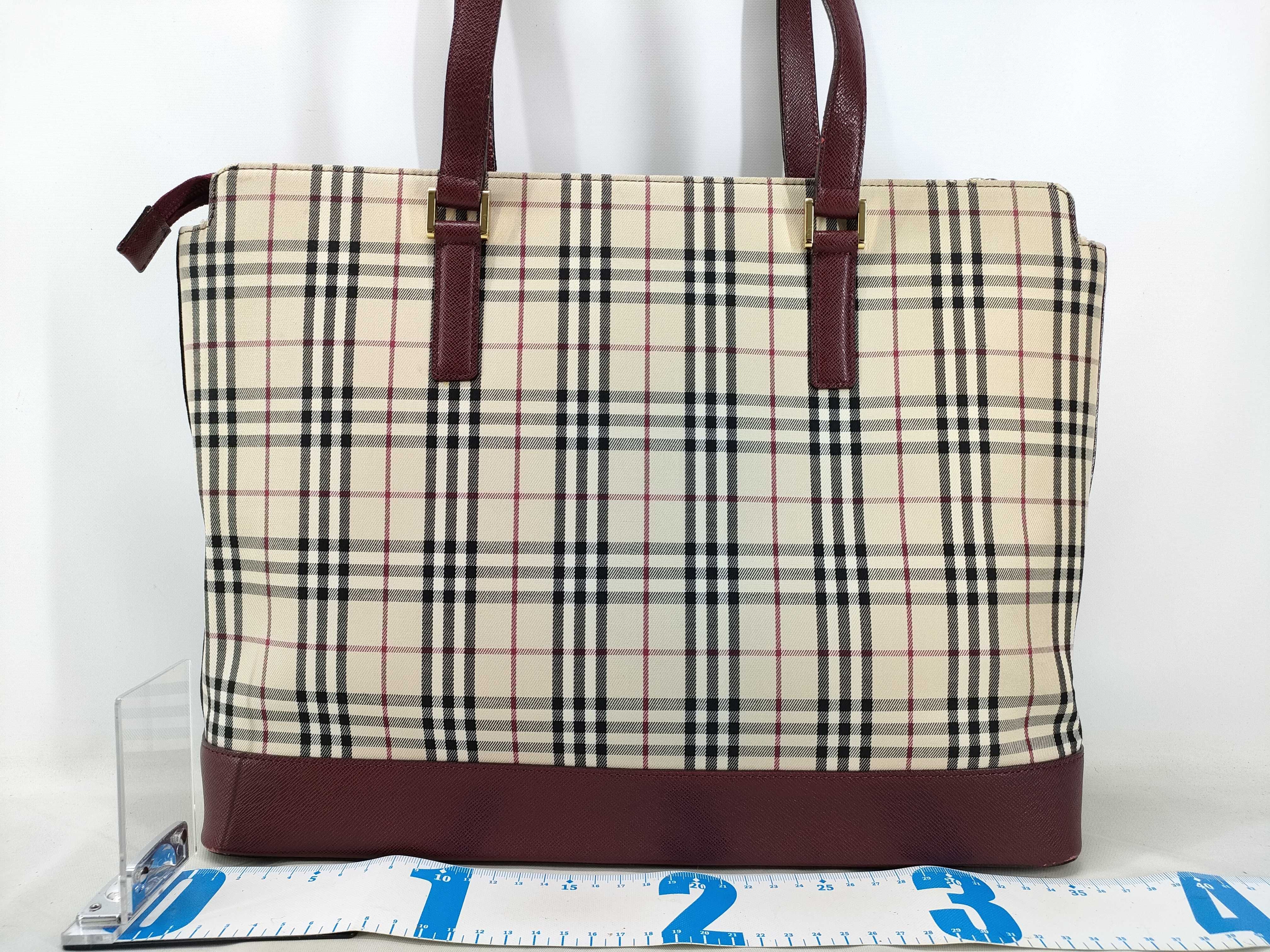 tote bag, Nova check tote bag — view 2