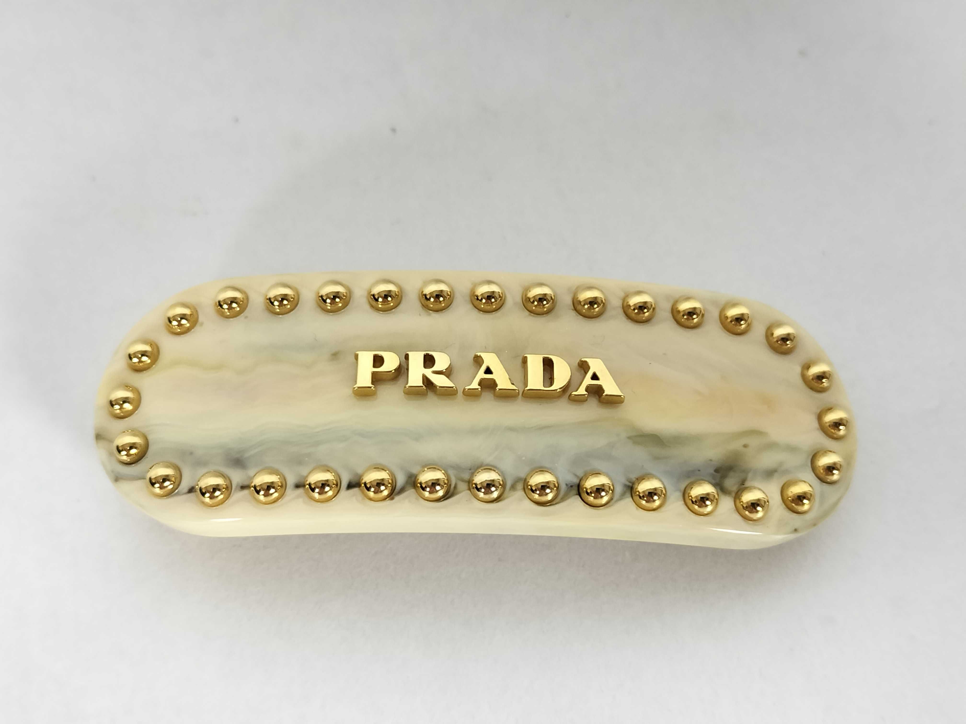 logo barrette hair accessory — view 2