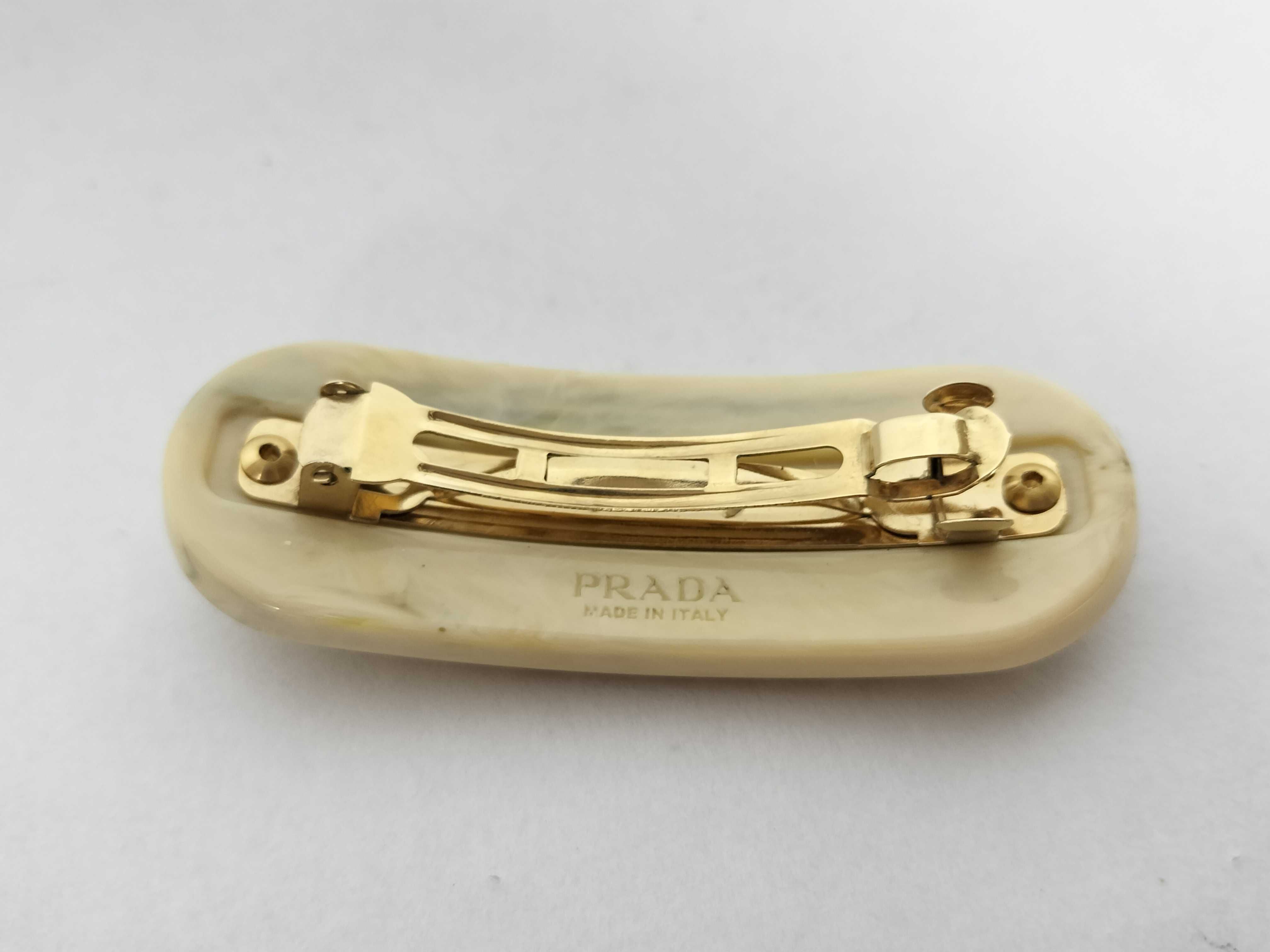 logo barrette hair accessory — view 3