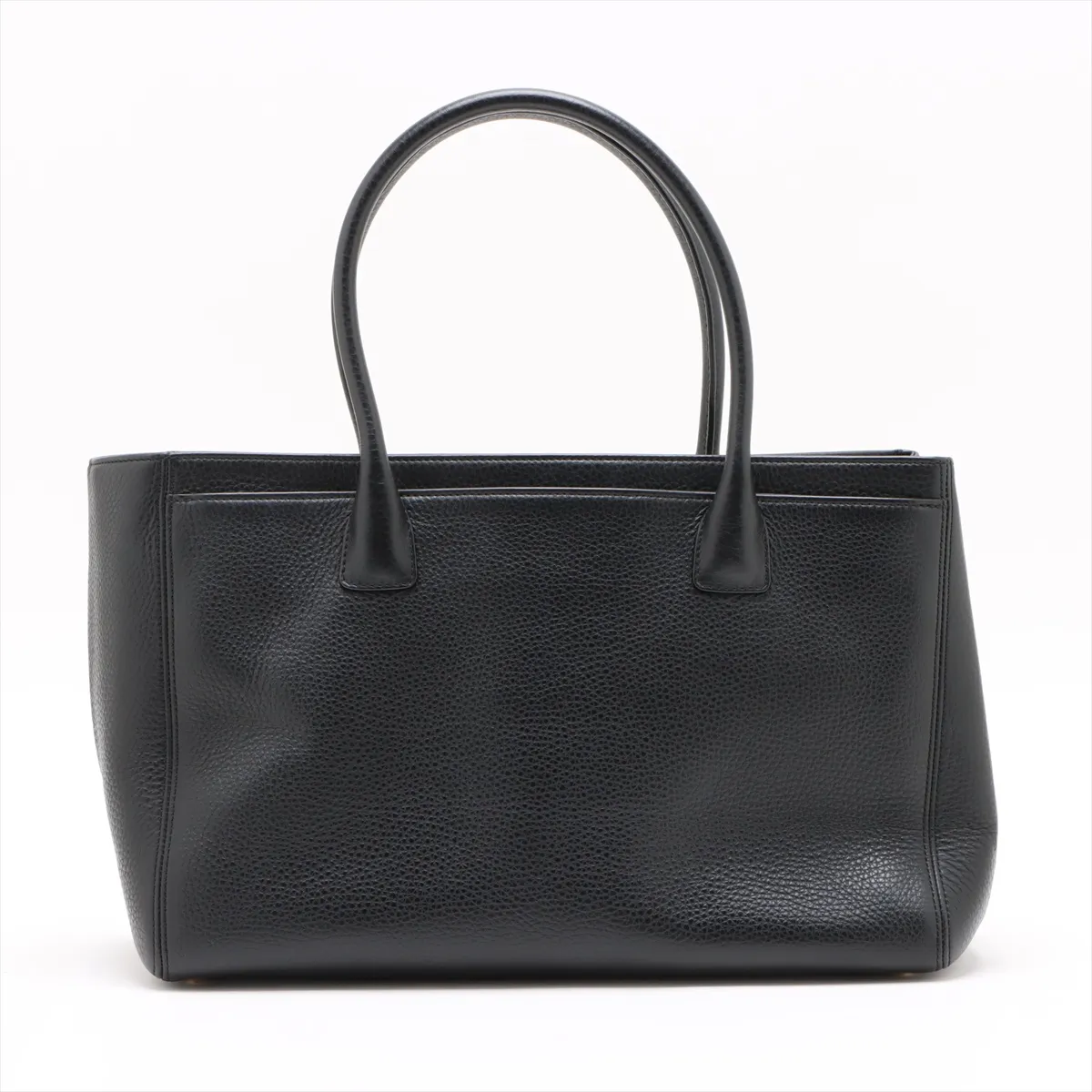 executive leather tote bag black gold hardware 19042665 19th series — view 2