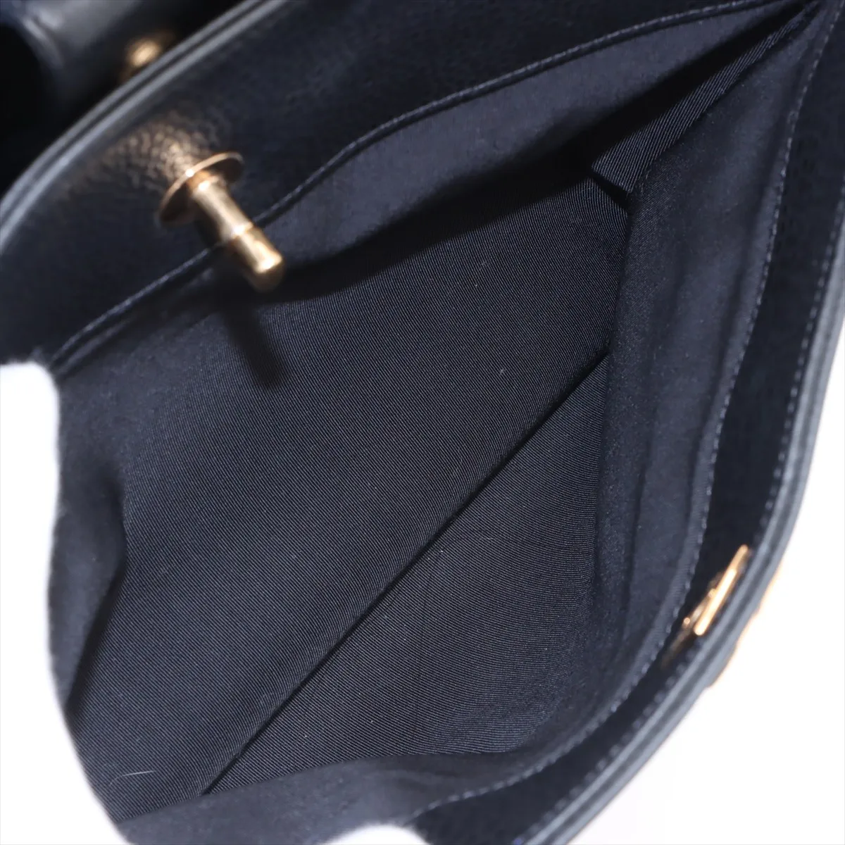 executive leather tote bag black gold hardware 19042665 19th series — view 11