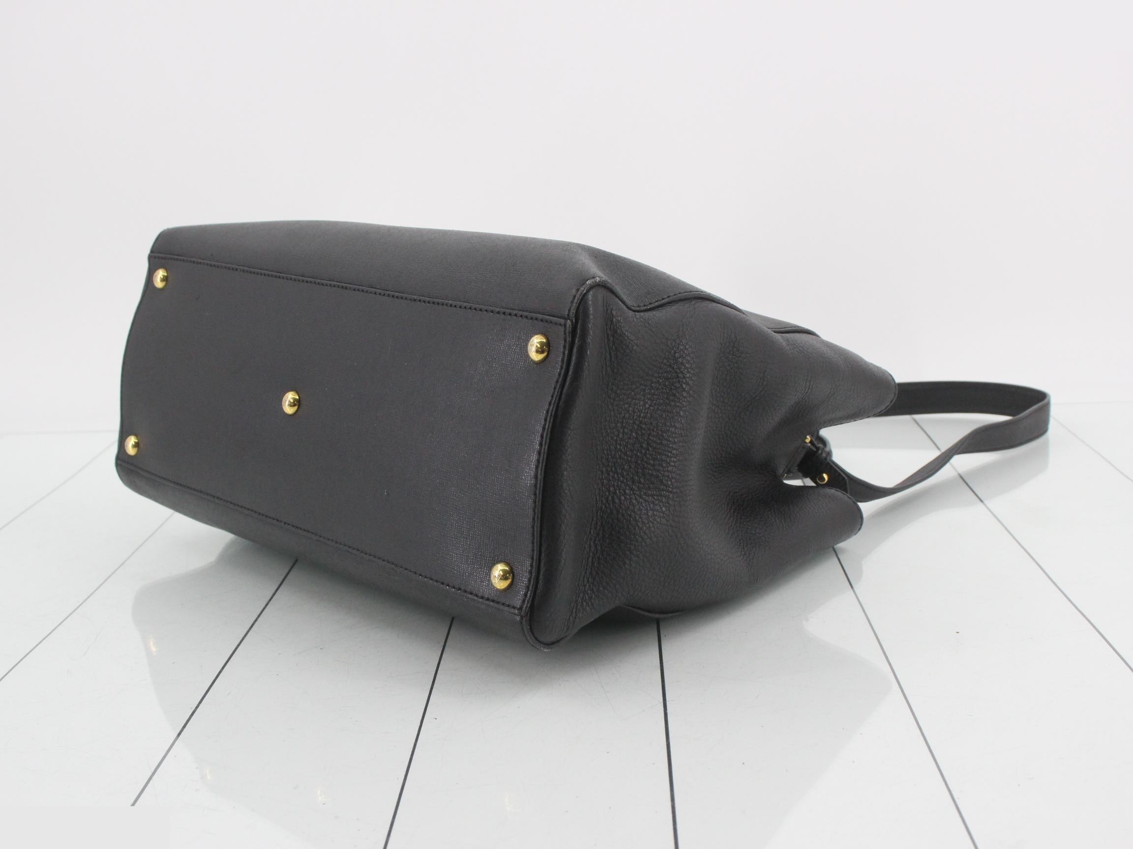 2-WAY Shoulder/Handbag, Black — view 6