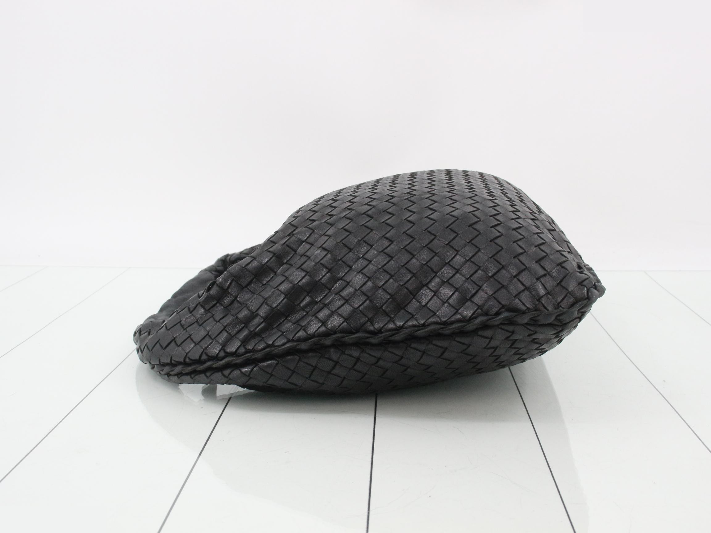 Hobo Intrecciato Black Shoulder Bag — view 4