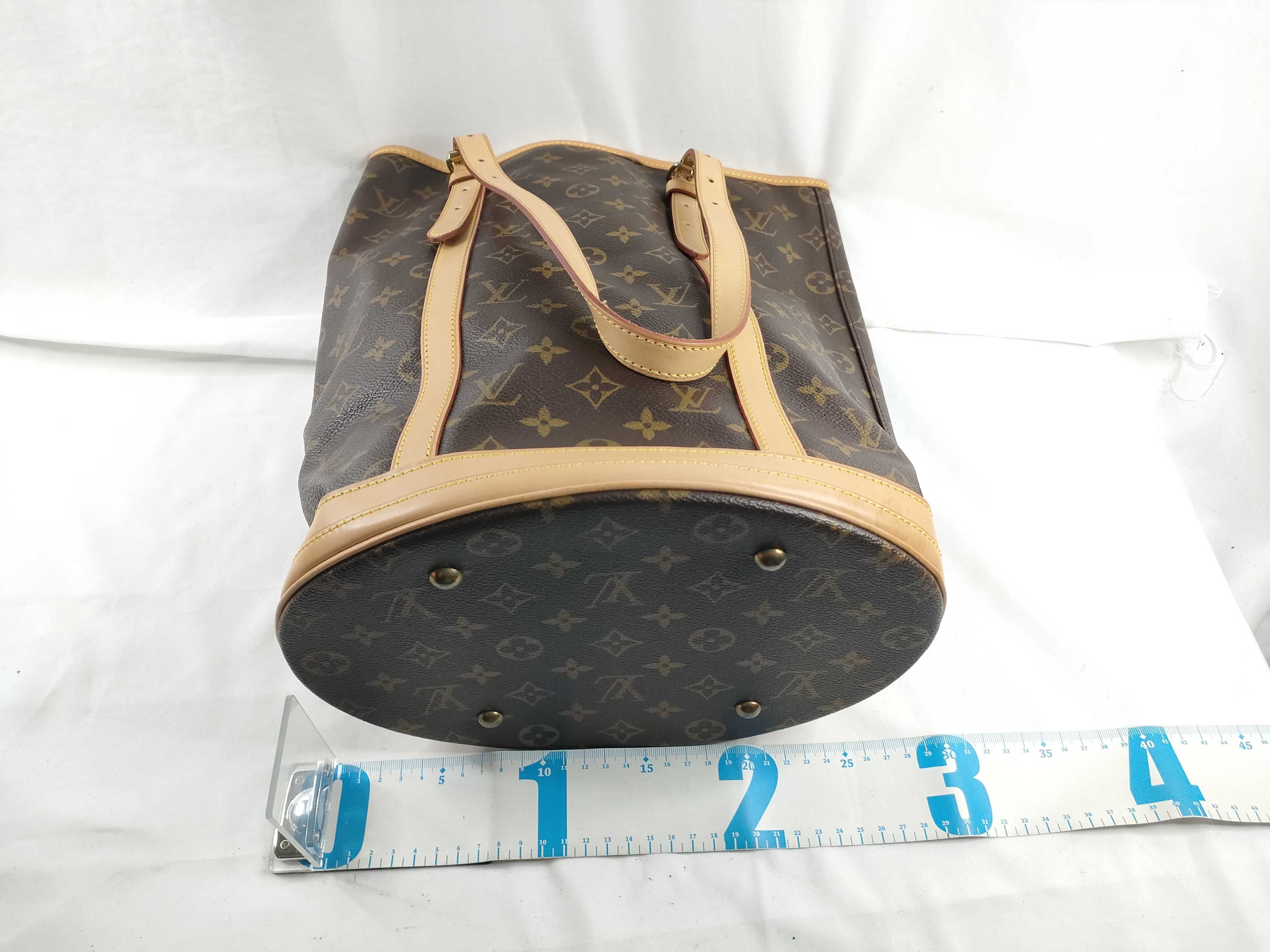Monogram Vuitton Bucket Shoulder Bag — view 2