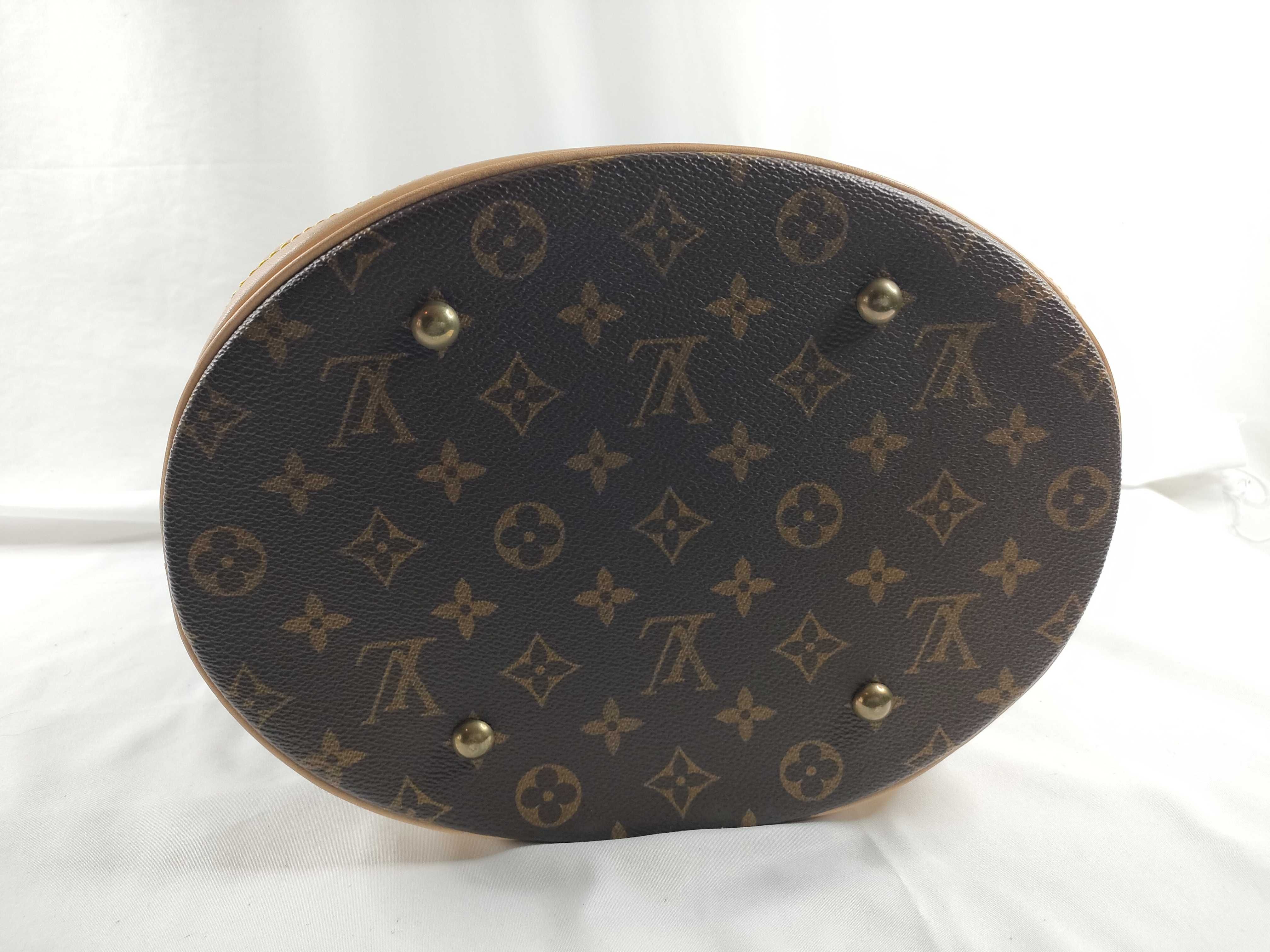 Monogram Vuitton Bucket Shoulder Bag — view 4