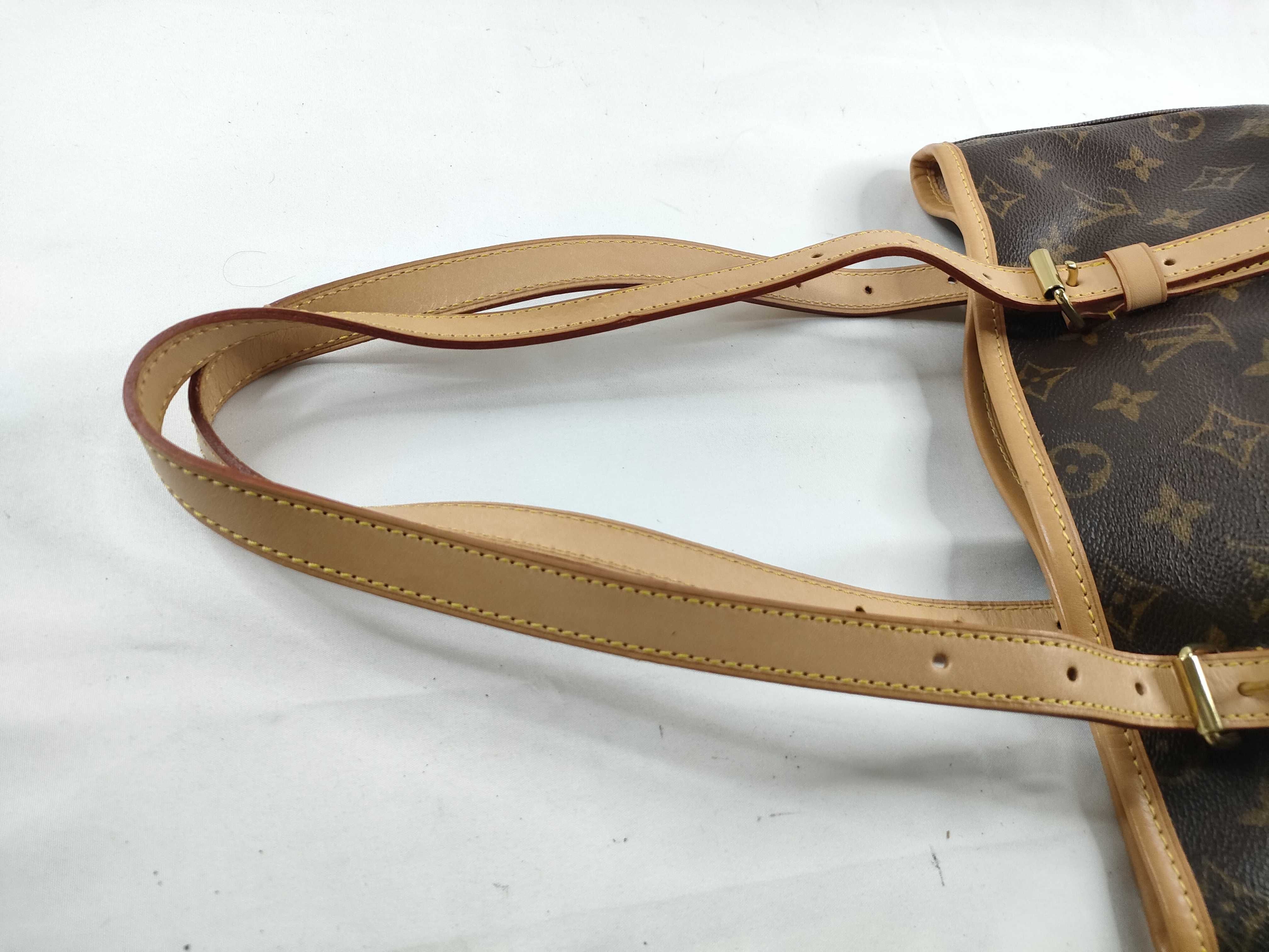Monogram Vuitton Bucket Shoulder Bag — view 6