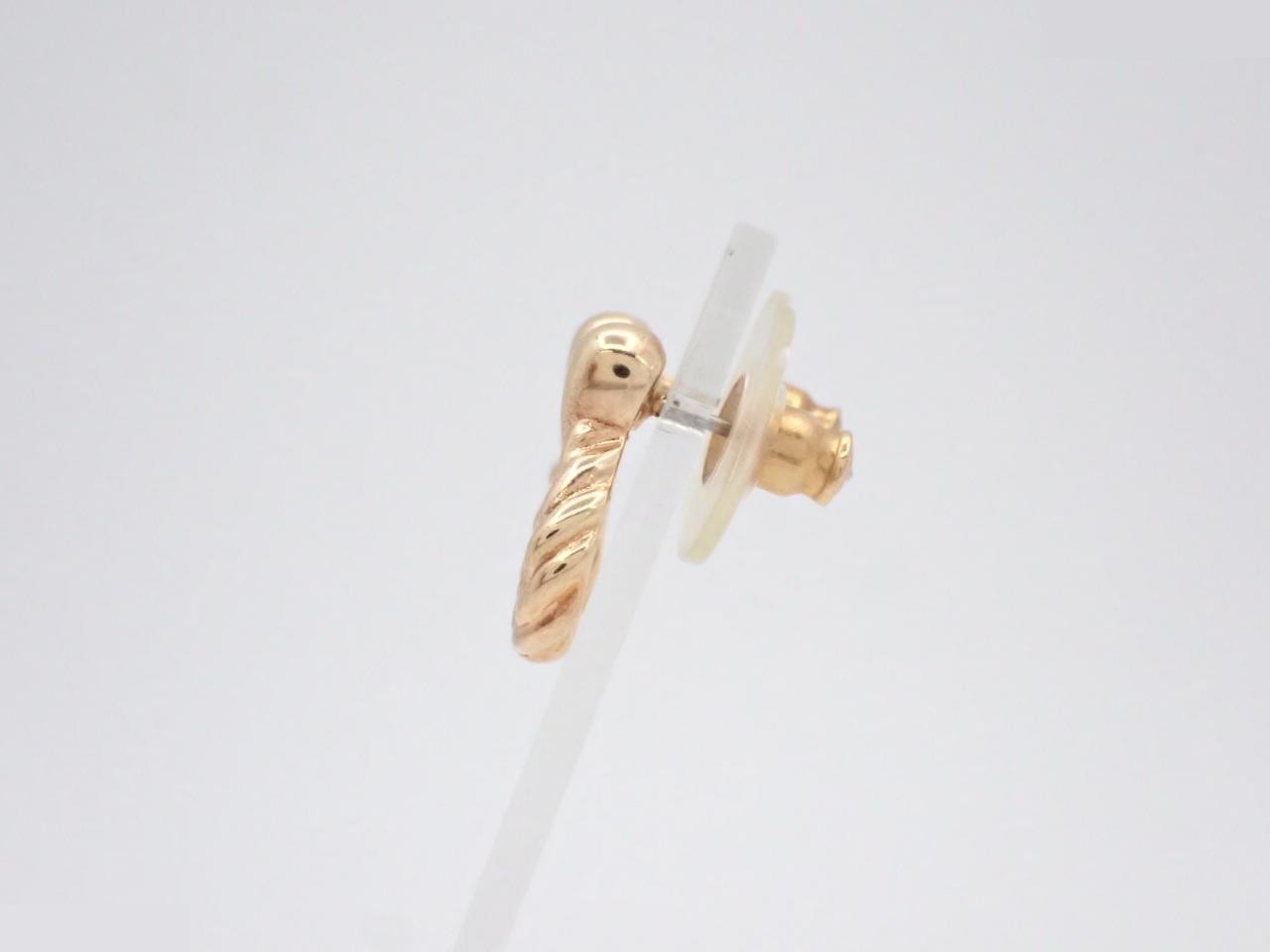 CD logo GP earrings — view 3