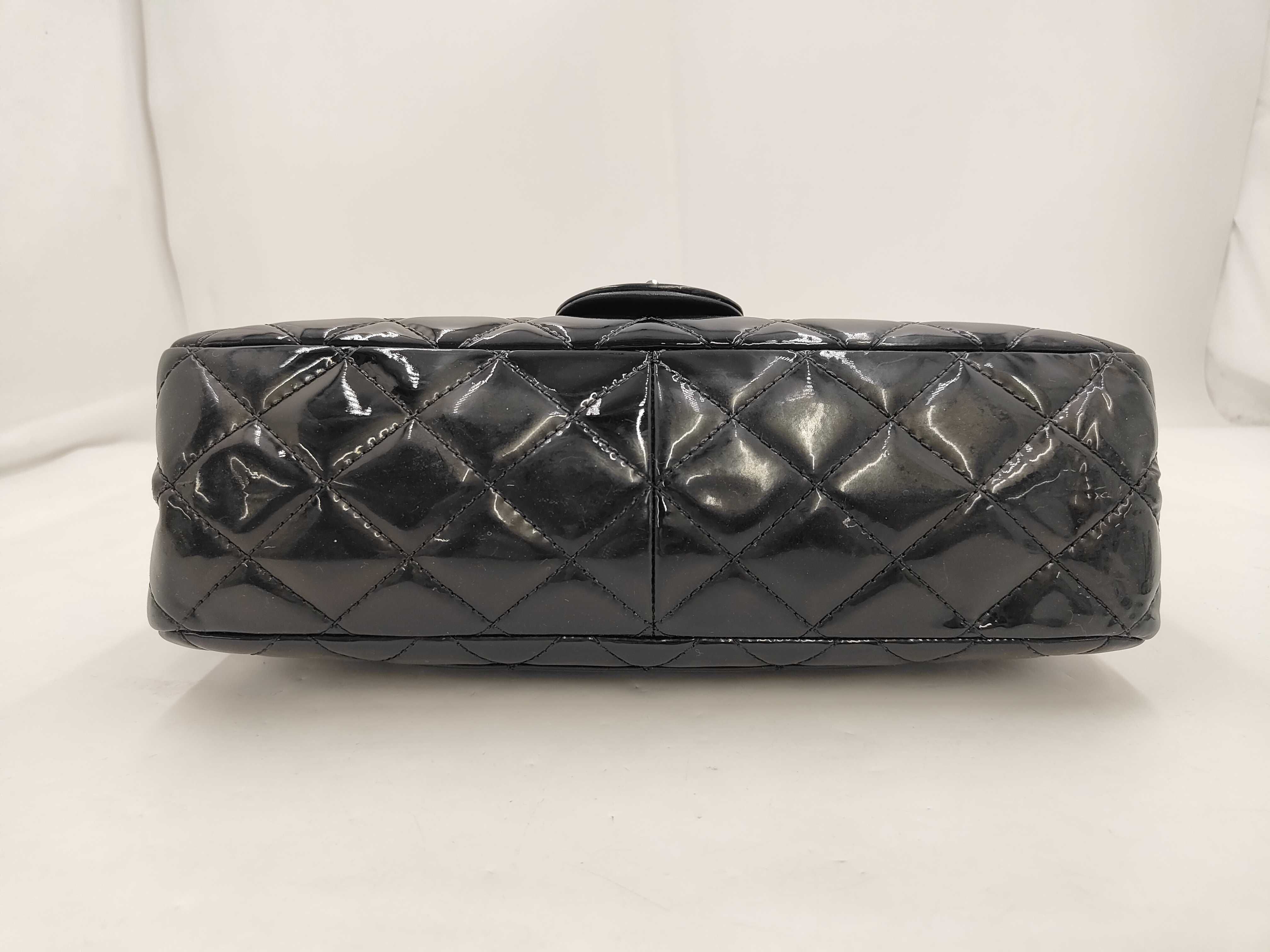 Matelassé Enamel Shoulder Bag — view 6