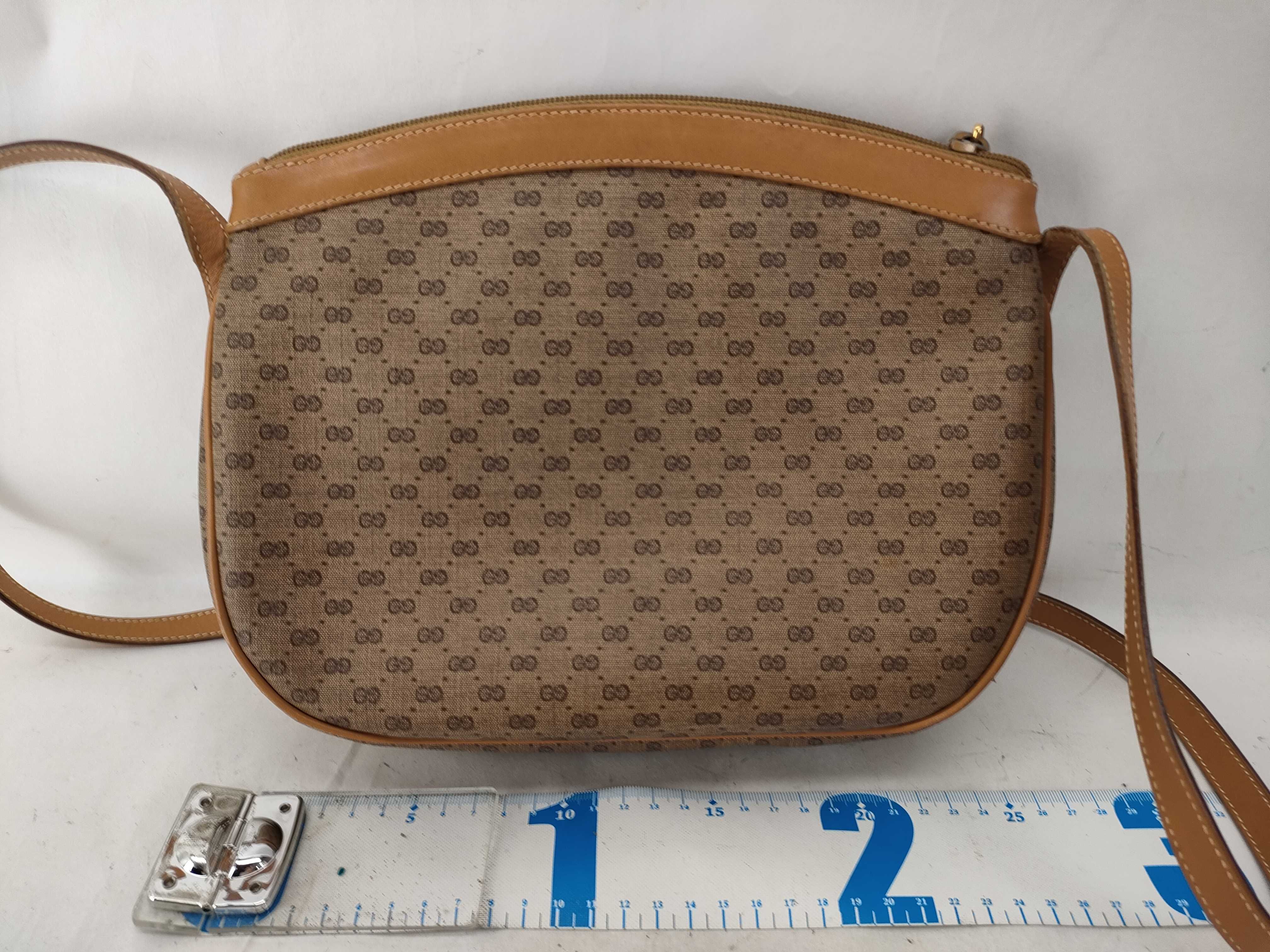 Old Micro G Interlocking G PVC Shoulder Bag — view 2