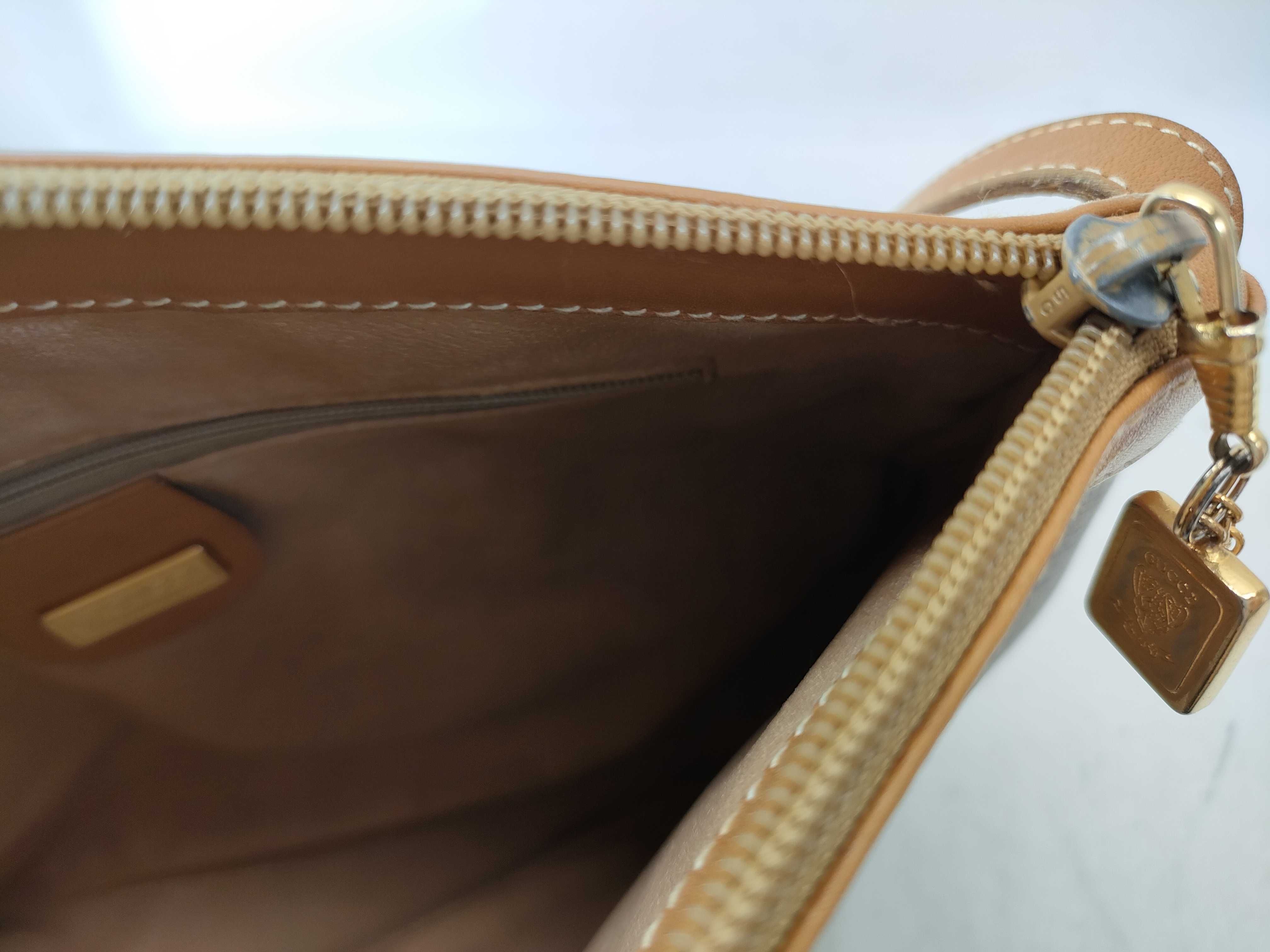 Old Micro G Interlocking G PVC Shoulder Bag — view 11