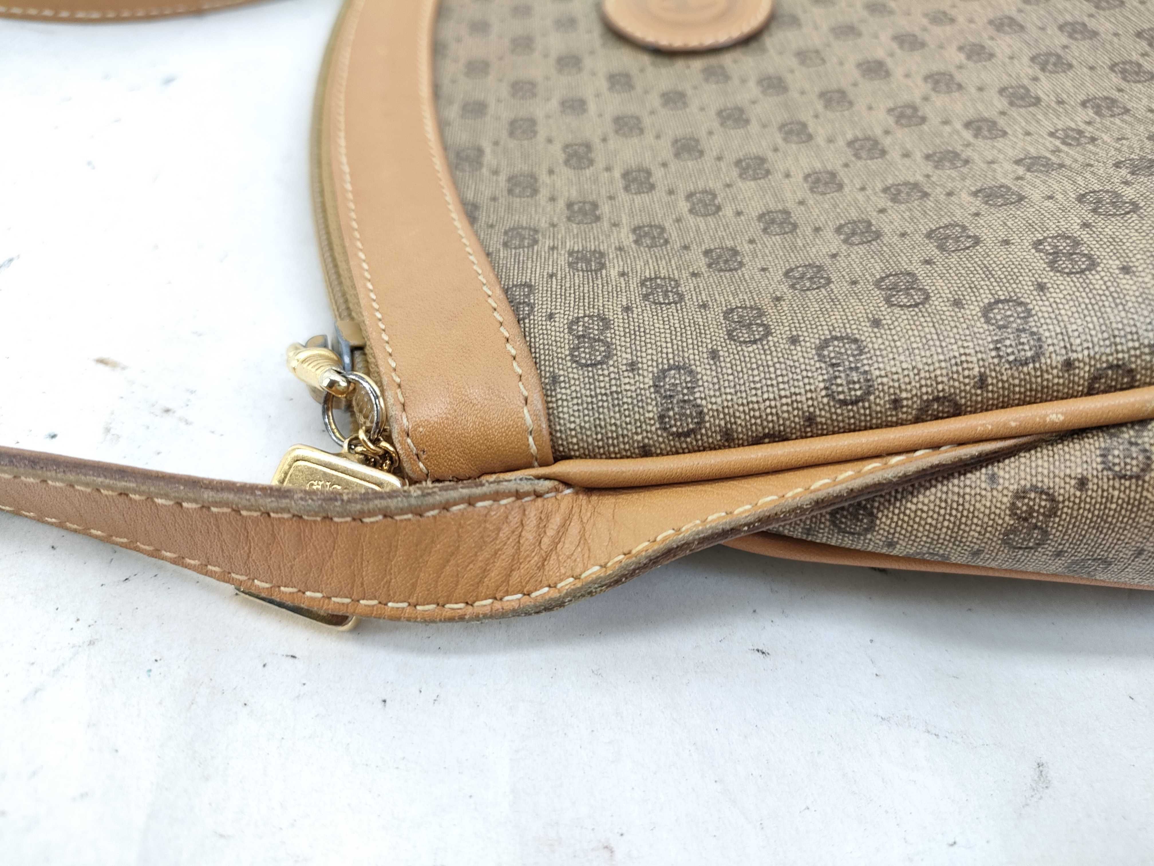 Old Micro G Interlocking G PVC Shoulder Bag — view 4