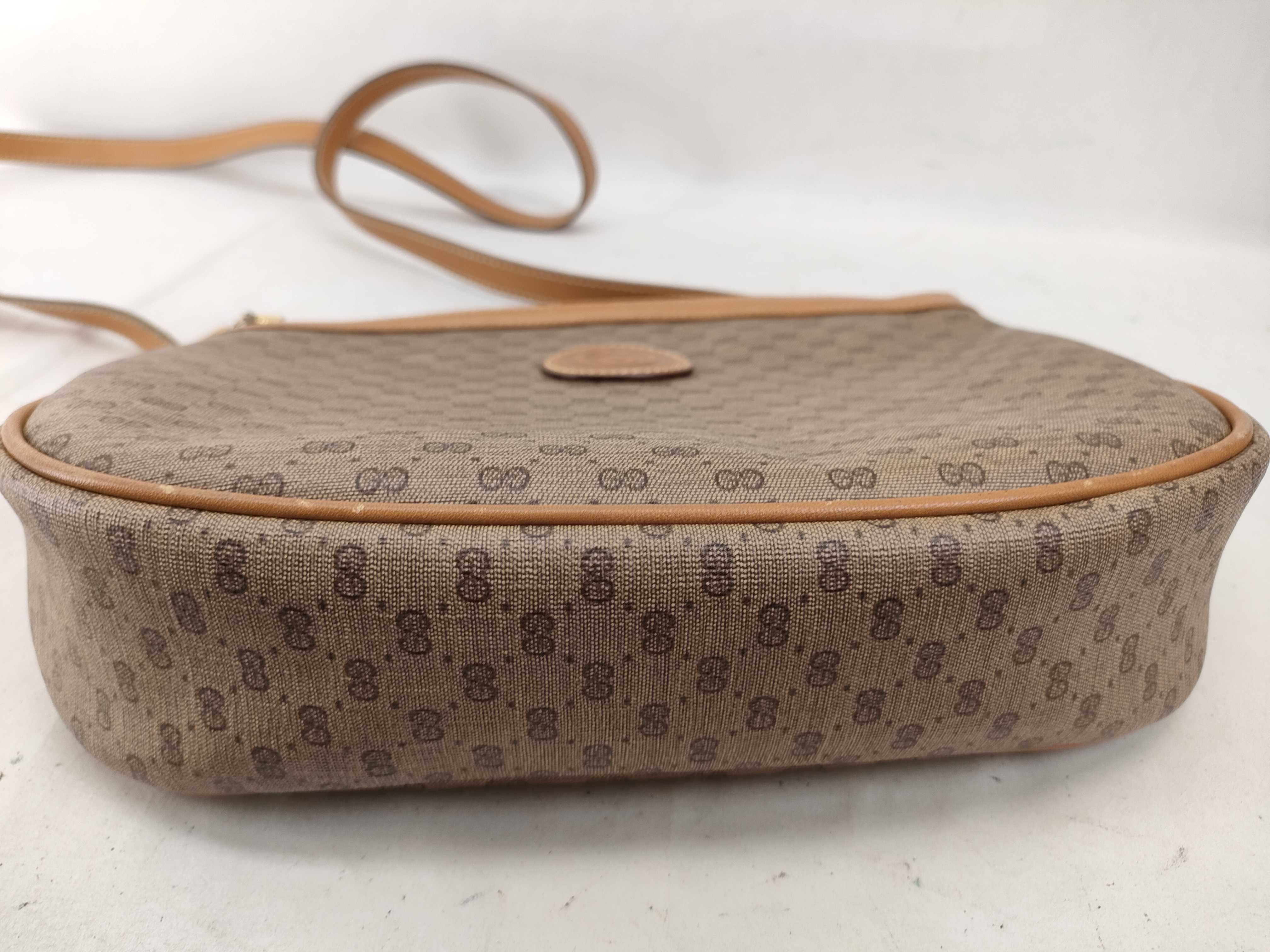 Old Micro G Interlocking G PVC Shoulder Bag — view 6