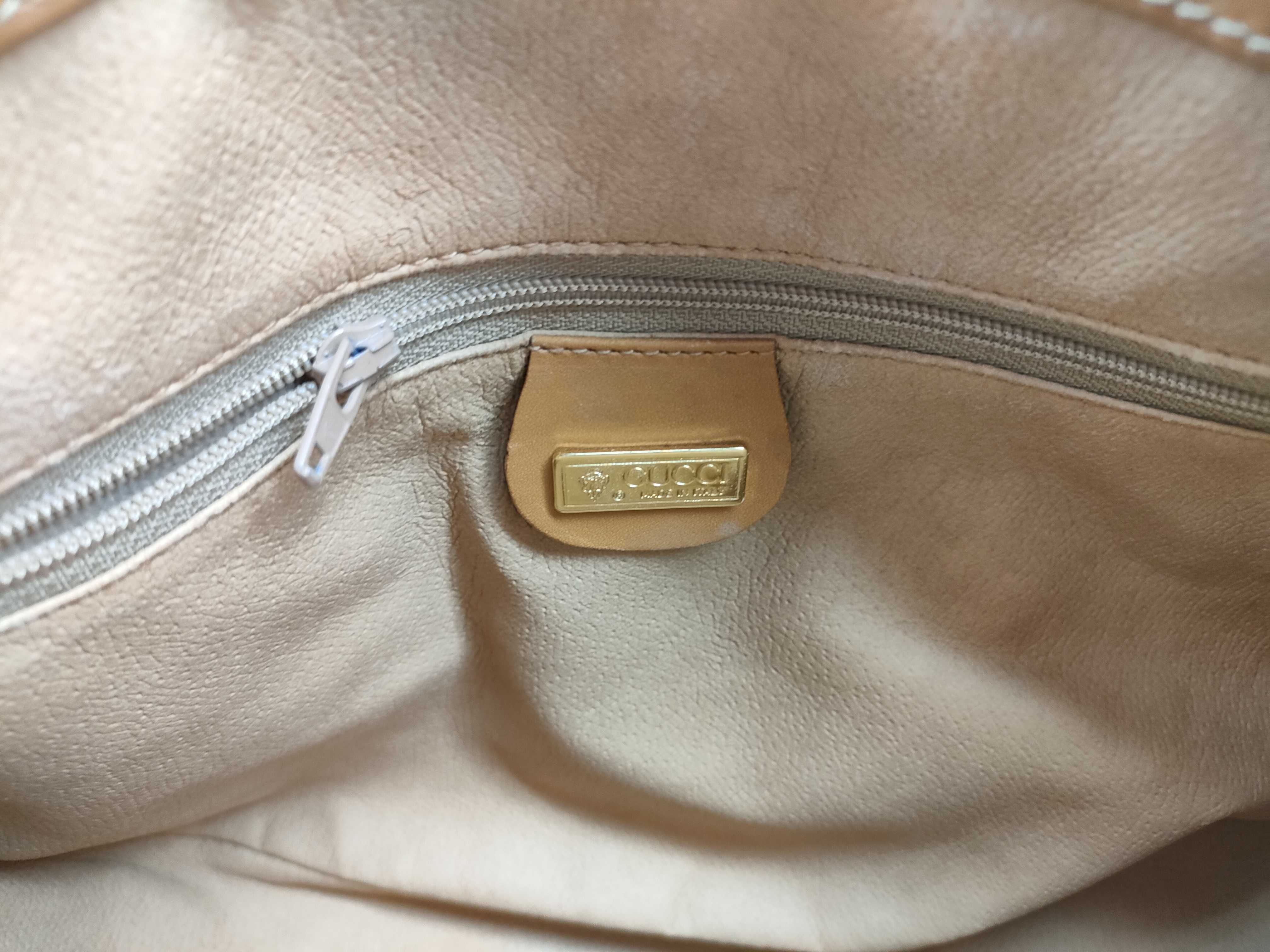 Old Micro G Interlocking G PVC Shoulder Bag — view 10