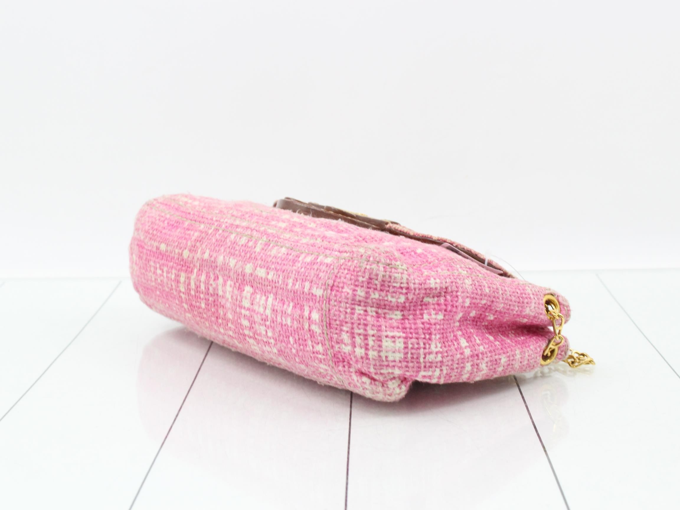 Chain shoulder bag, tweed — view 6