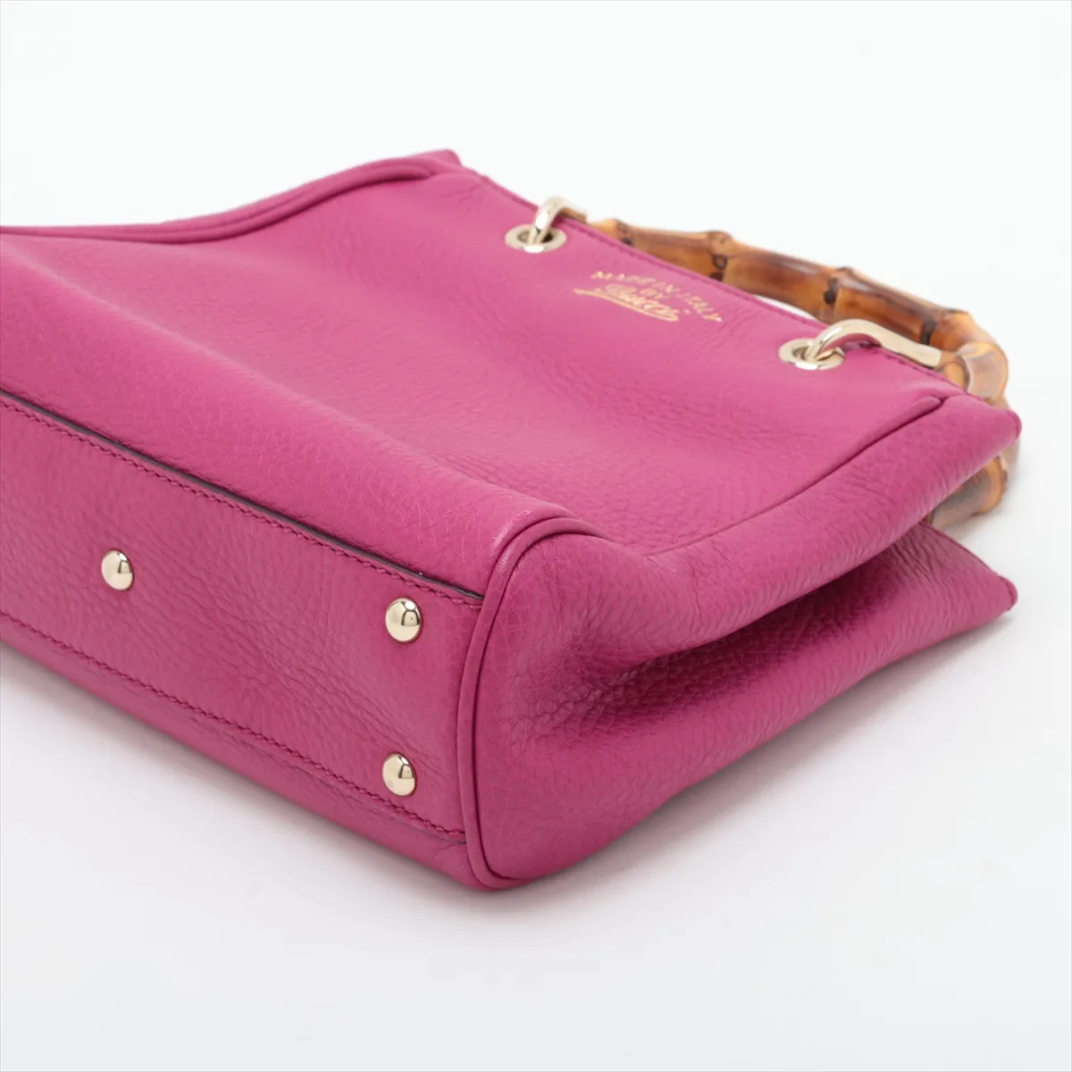 Bamboo 368823 Leather 2-Way Handbag Pink — view 3