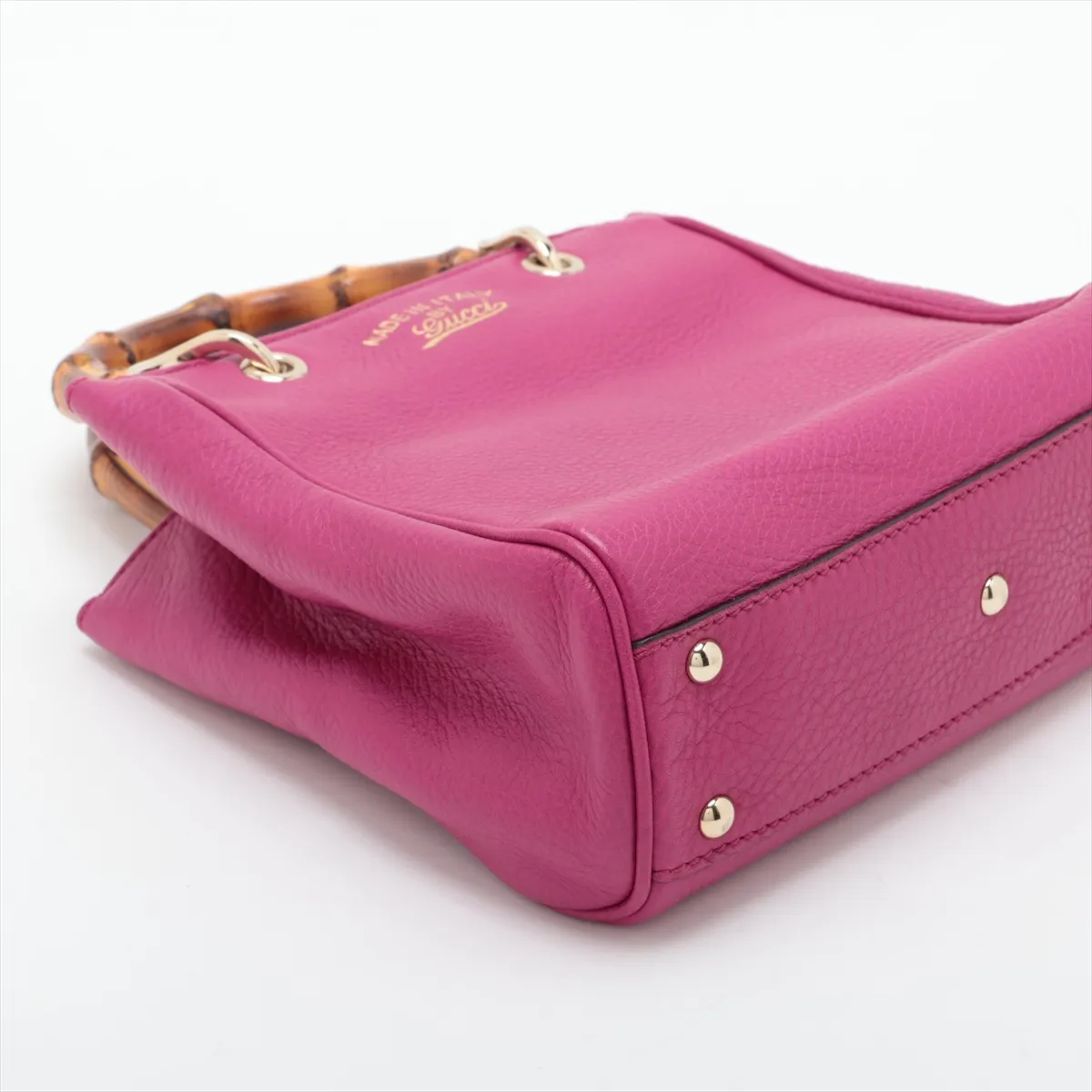 Bamboo 368823 Leather 2-Way Handbag Pink — view 4