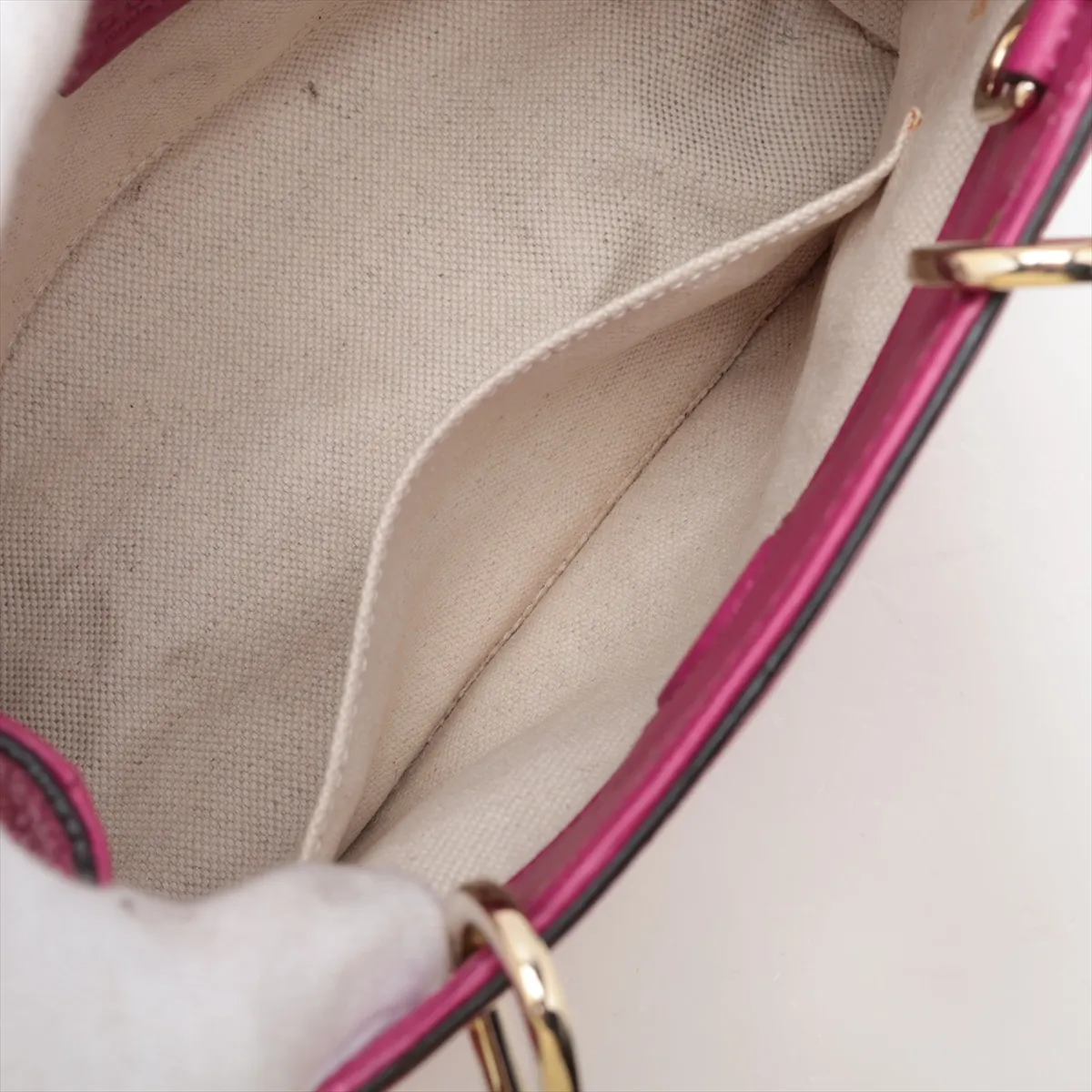 Bamboo 368823 Leather 2-Way Handbag Pink — view 10