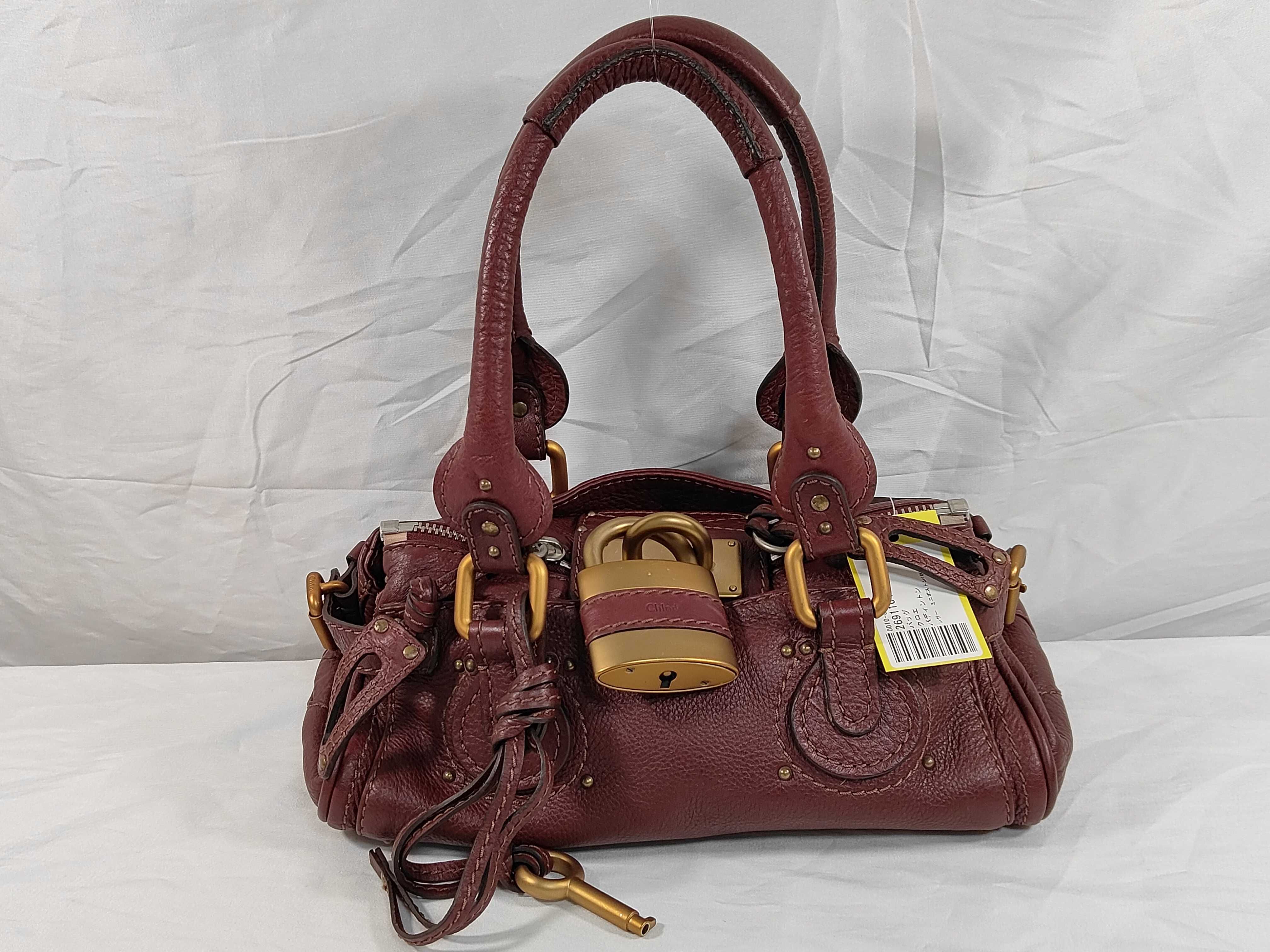 leather mini Boston handbag